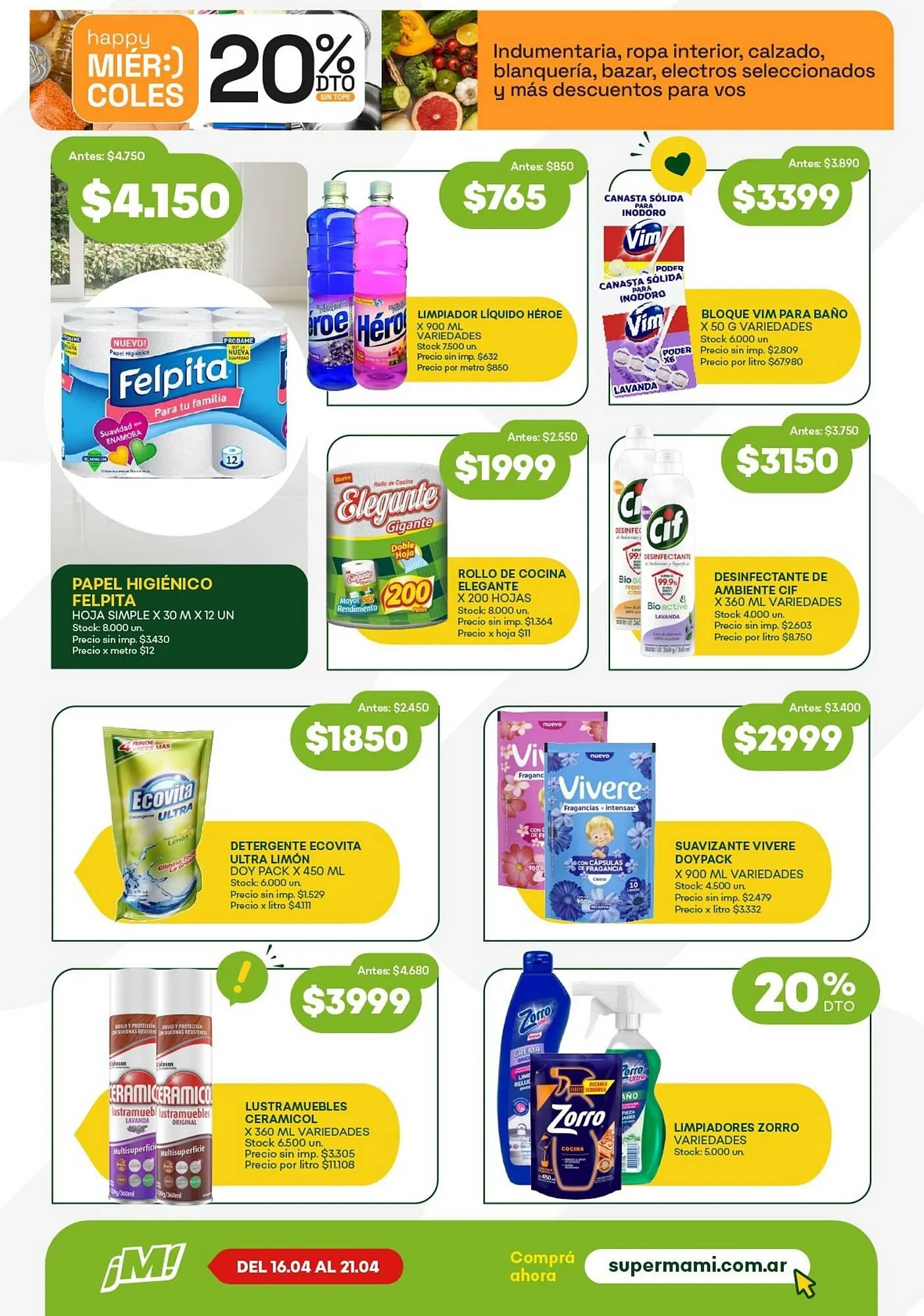 Ofertas de Catálogo Super MAMI 15 de abril al 21 de abril 2026 - Página 12 del catálogo