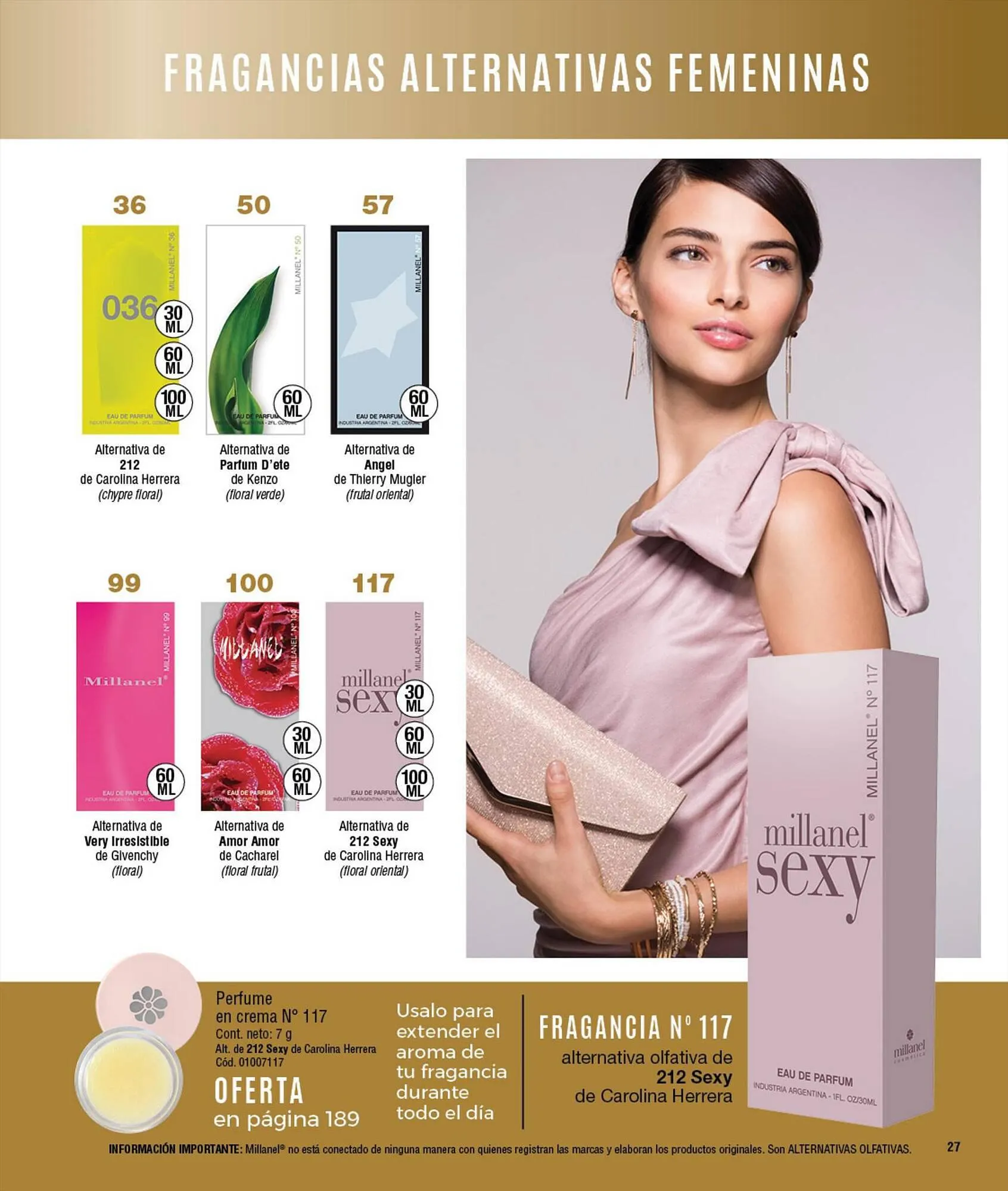 Ofertas de Catálogo Millanel Cosmética 18 de septiembre al 15 de octubre 2023 - Página 27 del catálogo