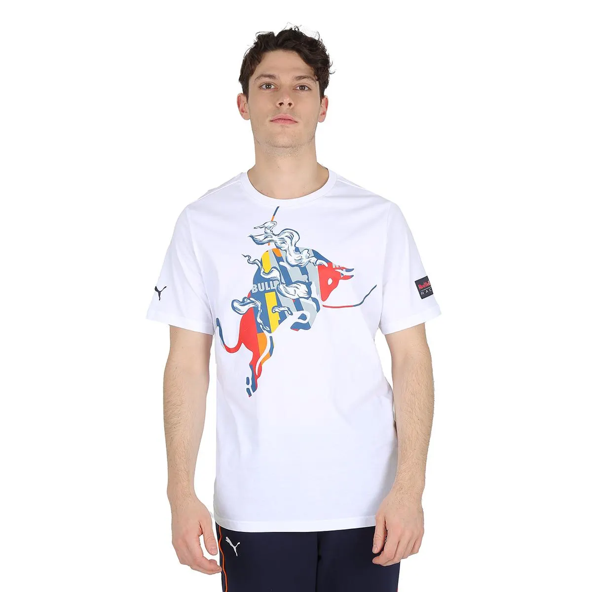 Remera Puma Racing Dynamic Bull Log Hombre