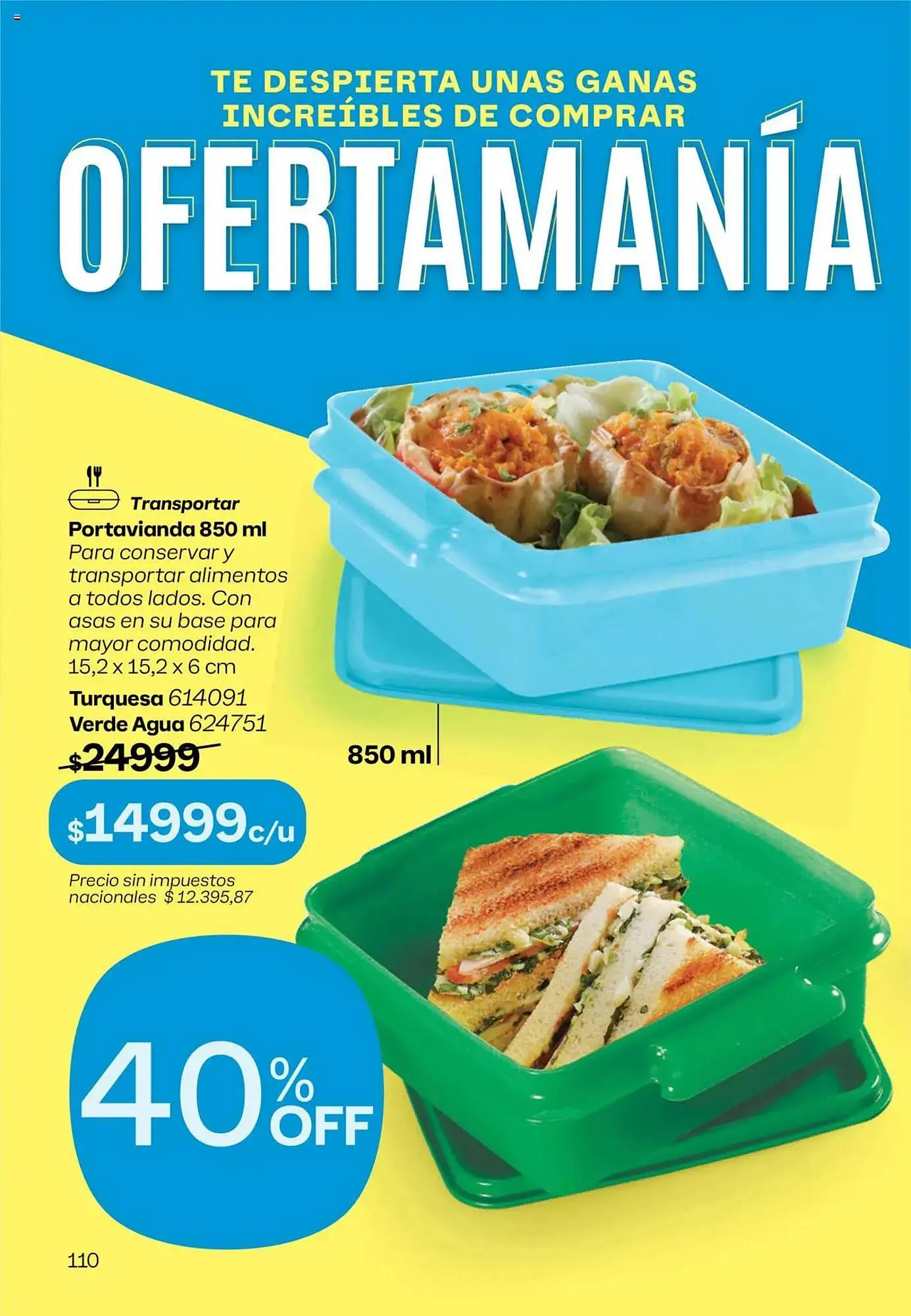 Ofertas de Catálogo Tupperware 16 de junio al 10 de julio 2025 - Página 111 del catálogo