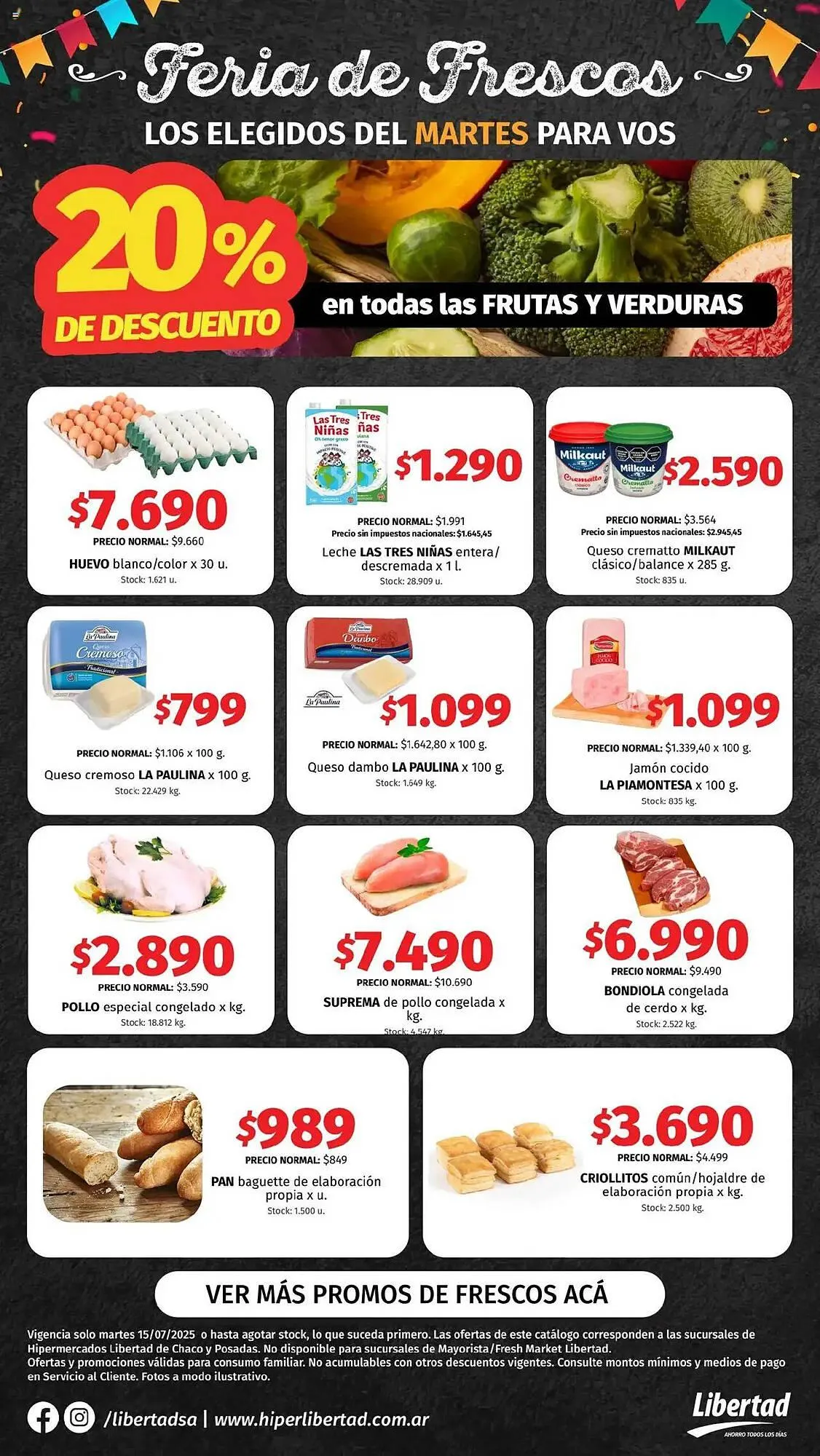 Ofertas de Catálogo Hipermercado Libertad 15 de julio al 16 de julio 2025 - Página 1 del catálogo