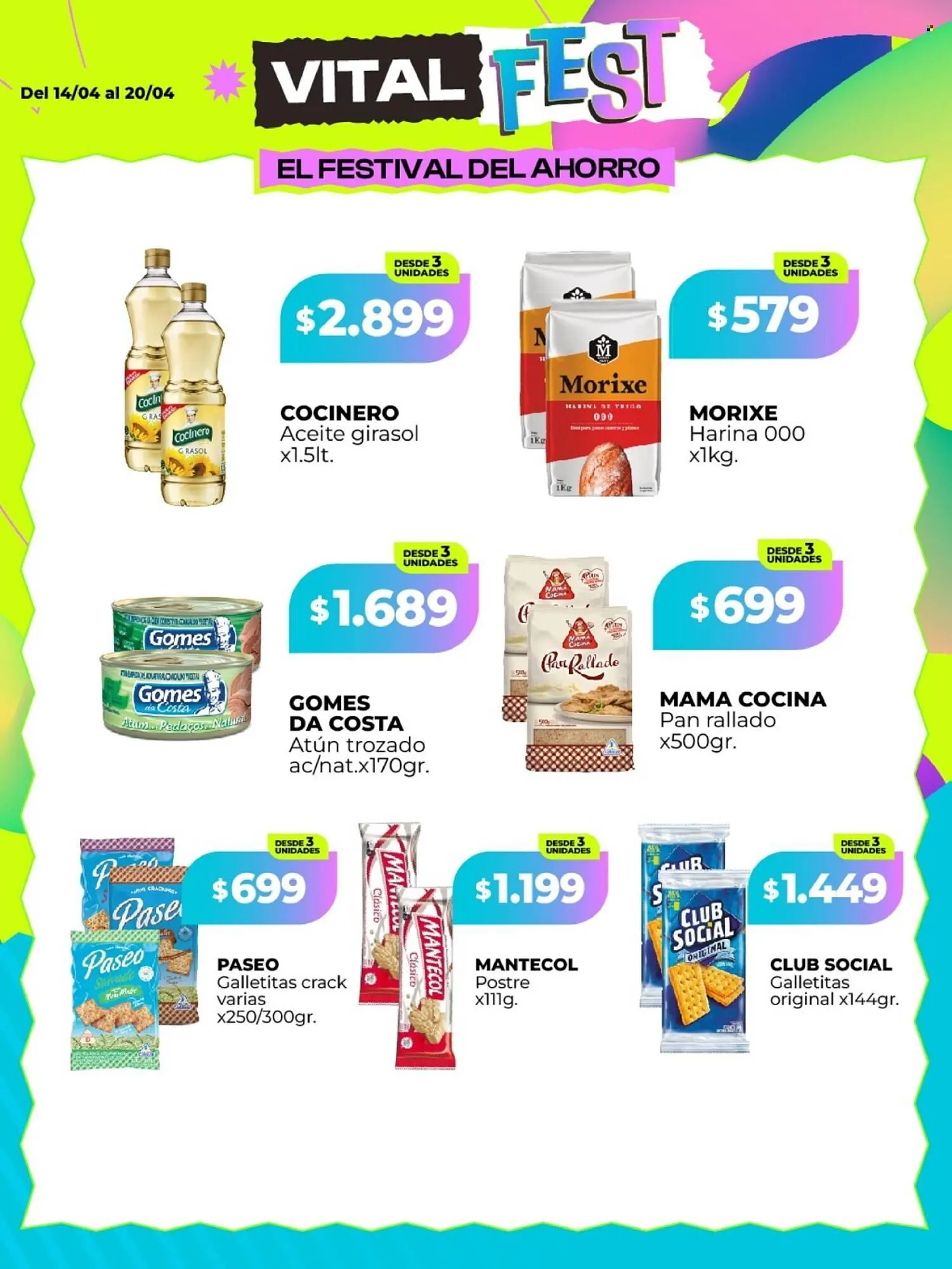 Ofertas de Catálogo Supermayorista Vital 16 de abril al 17 de abril 2025 - Página 3 del catálogo
