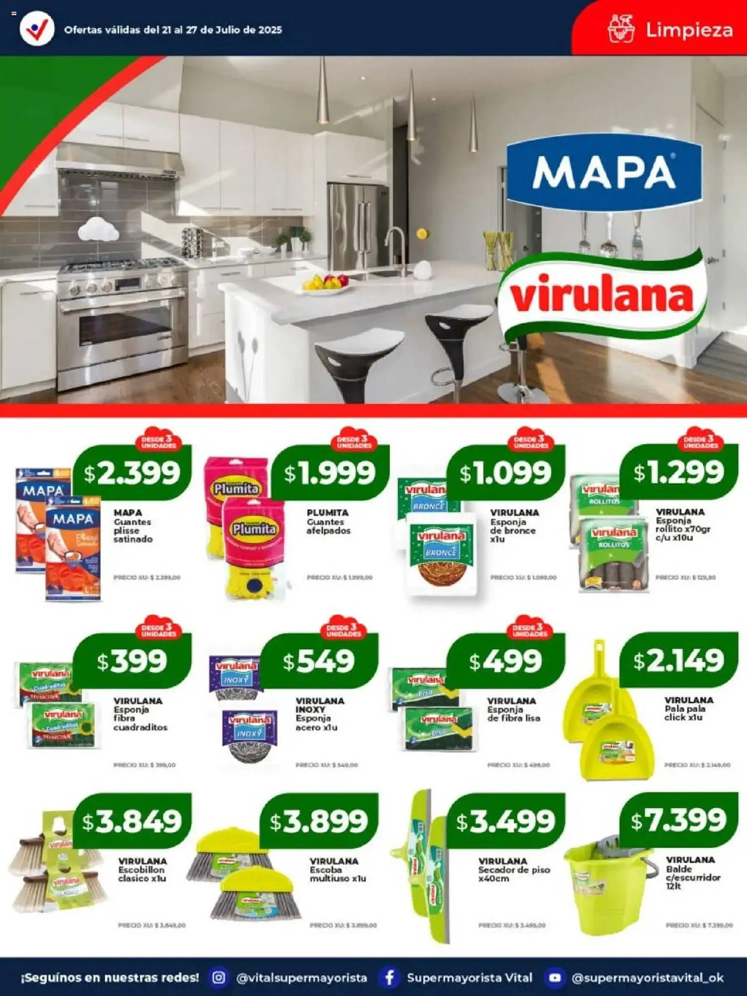 Ofertas de Catálogo Supermayorista Vital 21 de julio al 28 de julio 2025 - Página 9 del catálogo