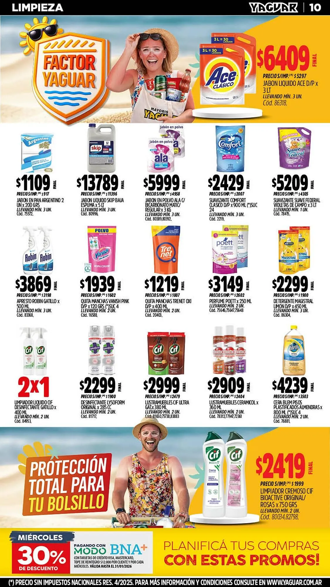 Ofertas de Catálogo Supermercados Yaguar 26 de enero al 1 de febrero 2026 - Página 10 del catálogo