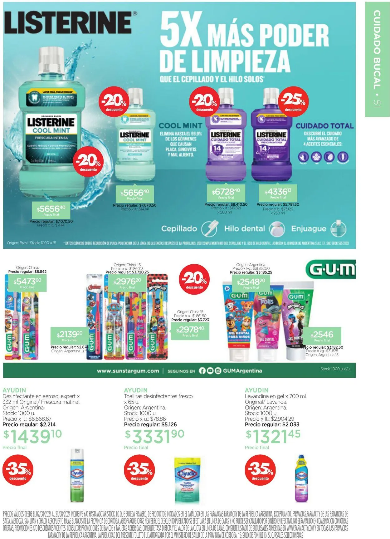 Ofertas de Farmacity 1 de agosto al 31 de agosto 2024 - Página 51 del catálogo