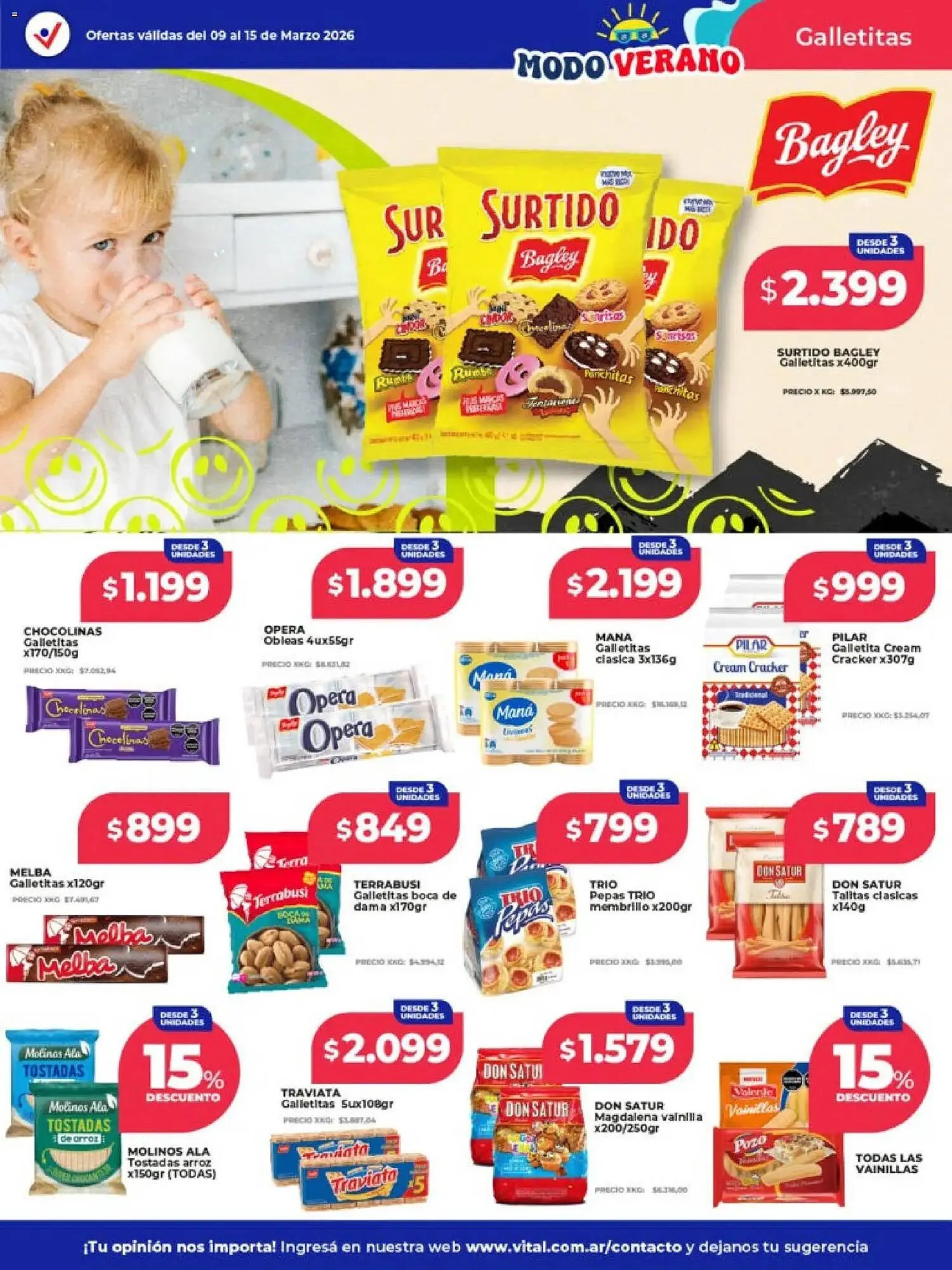 Ofertas de Catálogo Supermayorista Vital 9 de marzo al 15 de marzo 2026 - Página 14 del catálogo