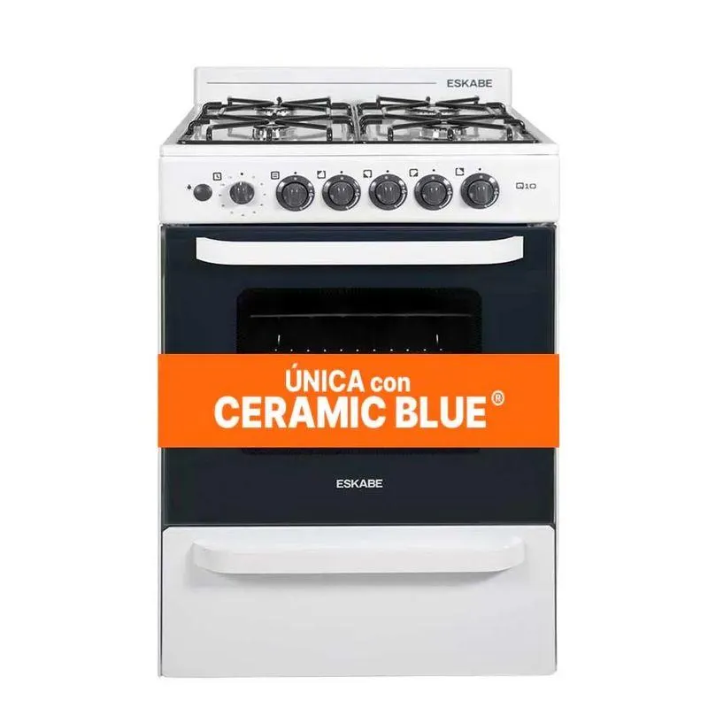 Cocina Q10BG Gas/eléctrica 57 Cm Blanco