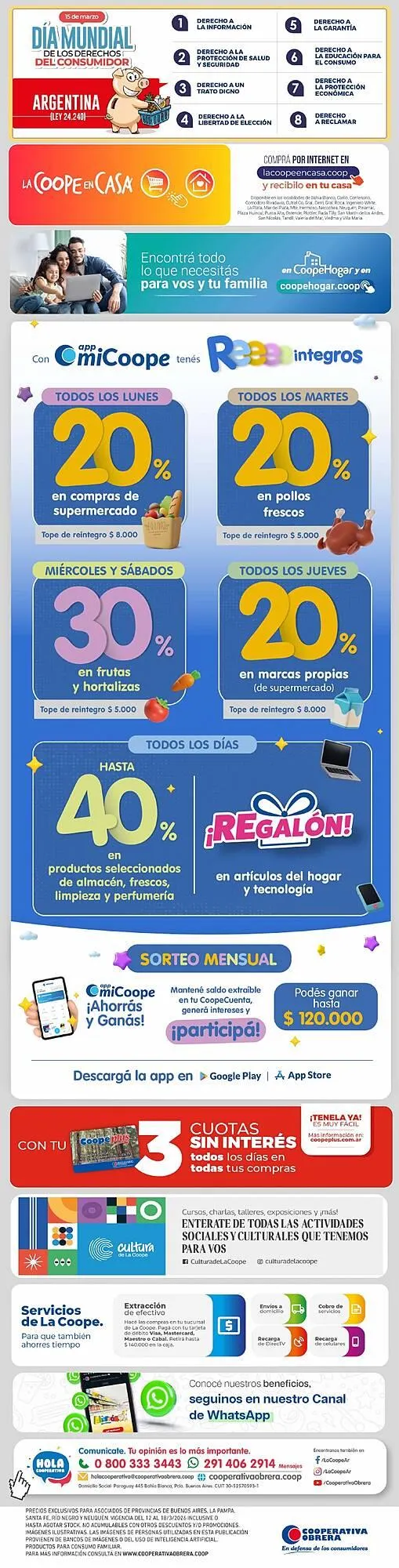 Ofertas de Catálogo Cooperativa Obrera 12 de marzo al 18 de marzo 2026 - Página 9 del catálogo