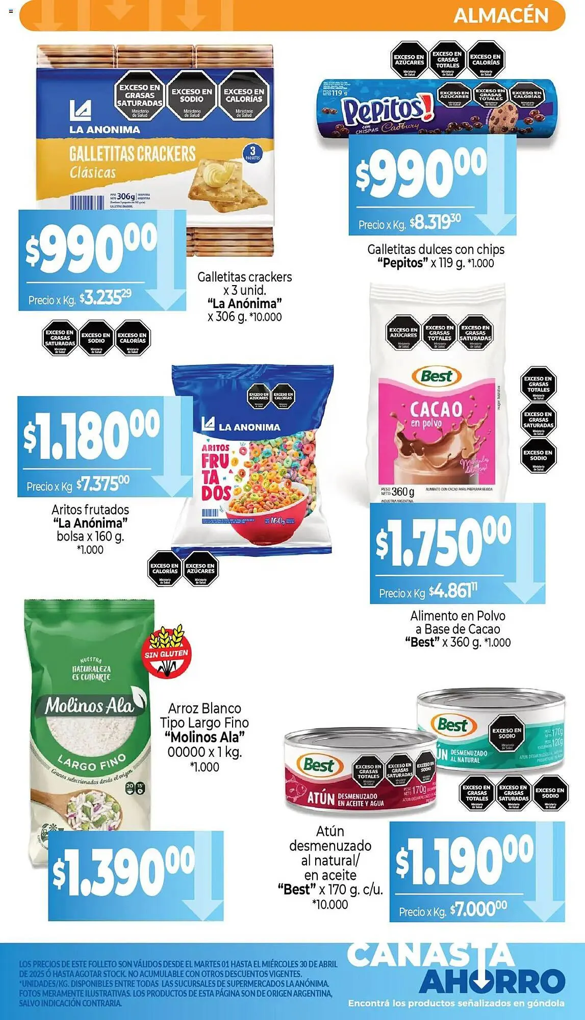 Ofertas de Catálogo La Anonima 1 de abril al 30 de abril 2025 - Página 4 del catálogo