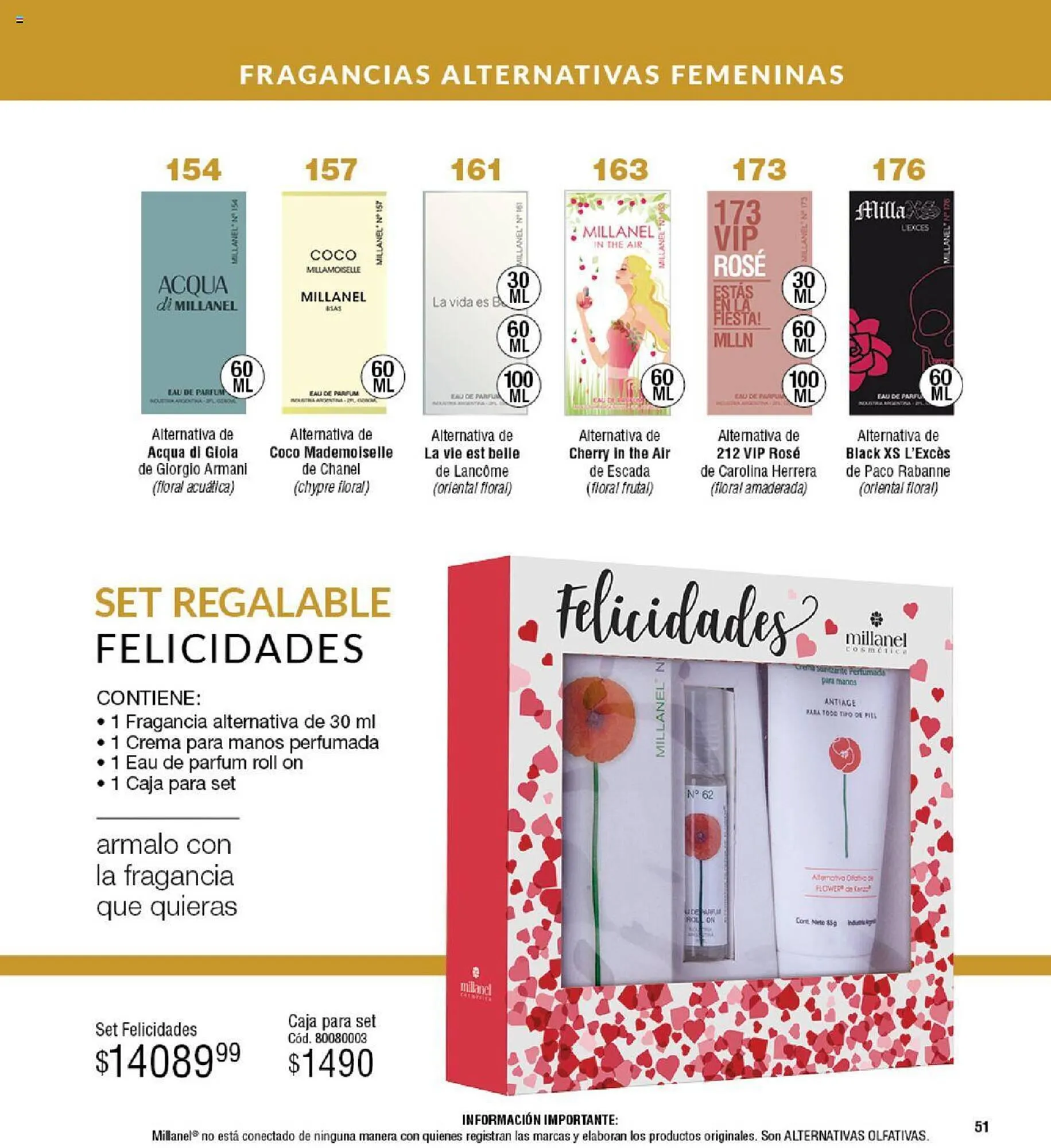 Ofertas de Catálogo Millanel Cosmética 11 de marzo al 7 de abril 2024 - Página 51 del catálogo
