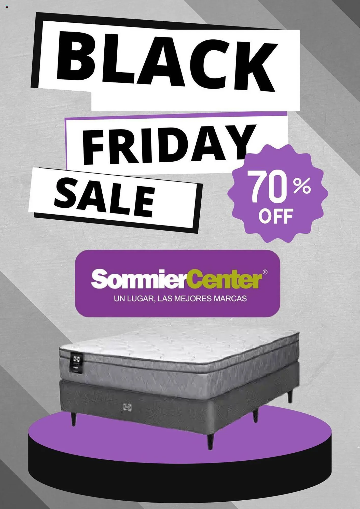 Ofertas de Catálogo Sommier Center 24 de noviembre al 27 de noviembre 2023 - Página 1 del catálogo