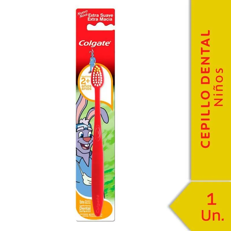 Cepillo Dental Colgate Infantil +2 años x 1 un.