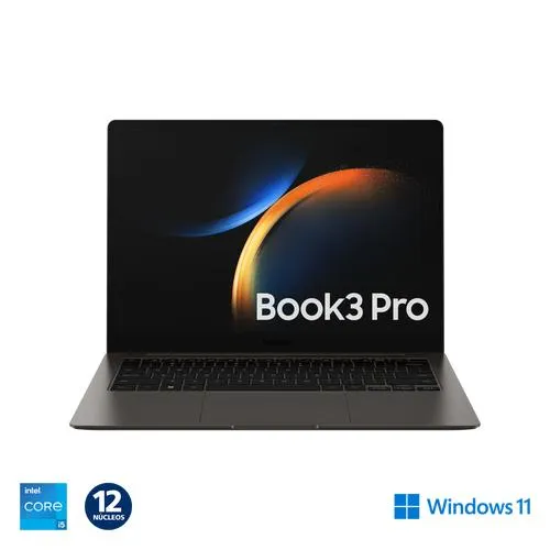 Notebook Samsung Galaxy 14" Book3 Pro i5 16/512GB gris