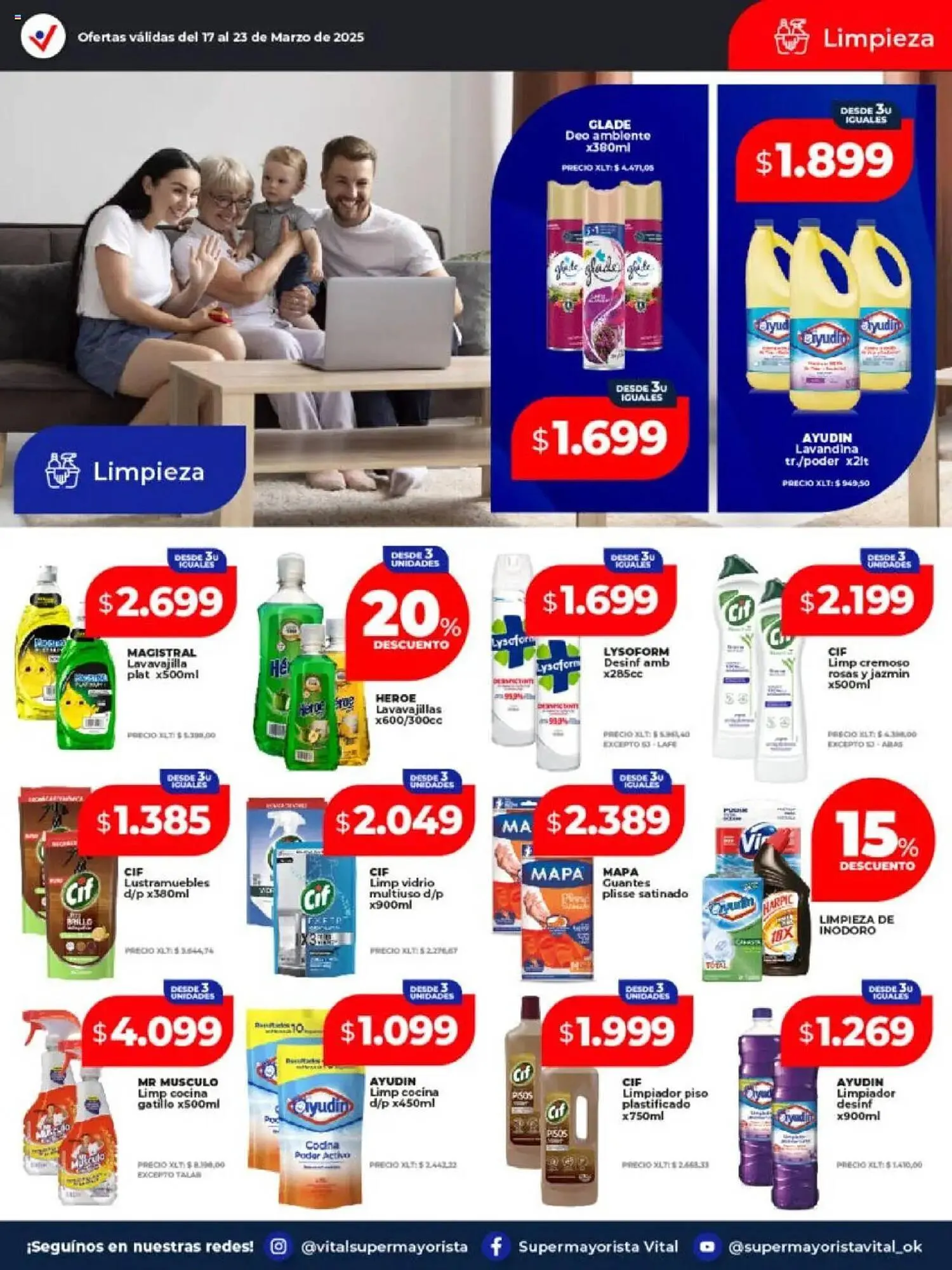 Ofertas de Catálogo Supermayorista Vital 17 de marzo al 23 de marzo 2025 - Página 8 del catálogo