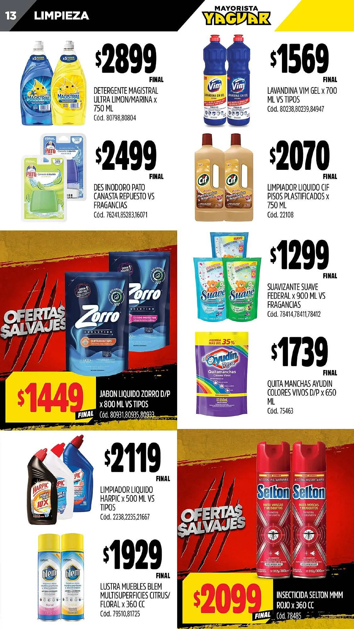 Ofertas de Catálogo Supermercados Yaguar 6 de enero al 12 de enero 2025 - Página 14 del catálogo