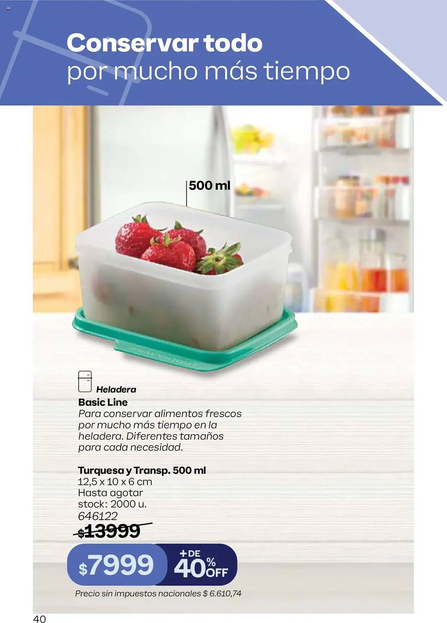 Ofertas de Catálogo Tupperware 9 de julio al 23 de julio 2025 - Página 41 del catálogo