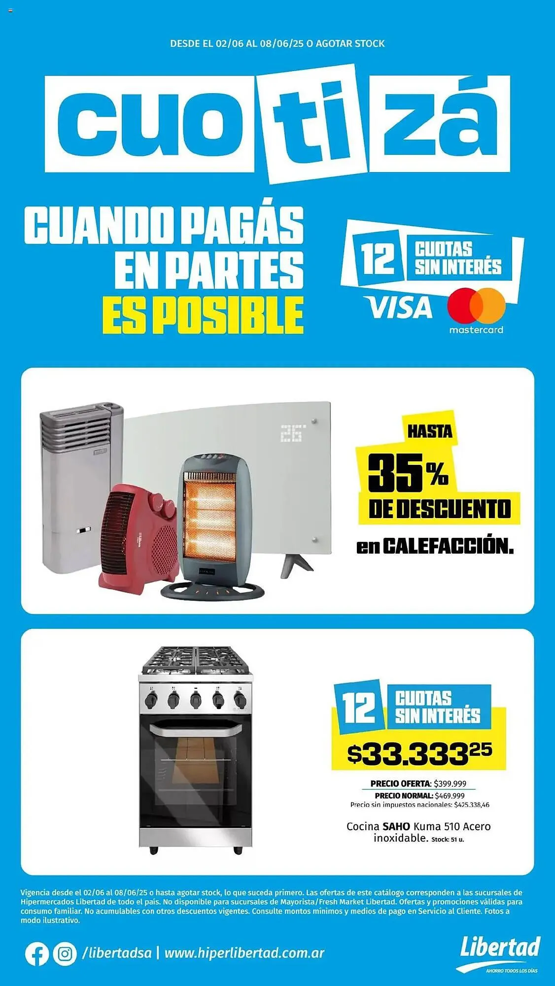 Ofertas de Catálogo Hipermercado Libertad 2 de junio al 9 de junio 2025 - Página 1 del catálogo