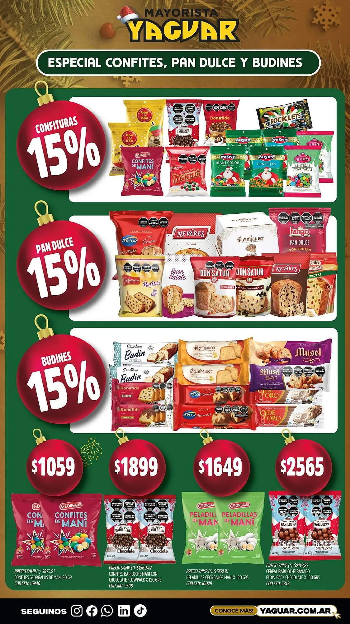 Ofertas de Catálogo Supermercados Yaguar 15 de diciembre al 21 de diciembre 2025 - Página 9 del catálogo