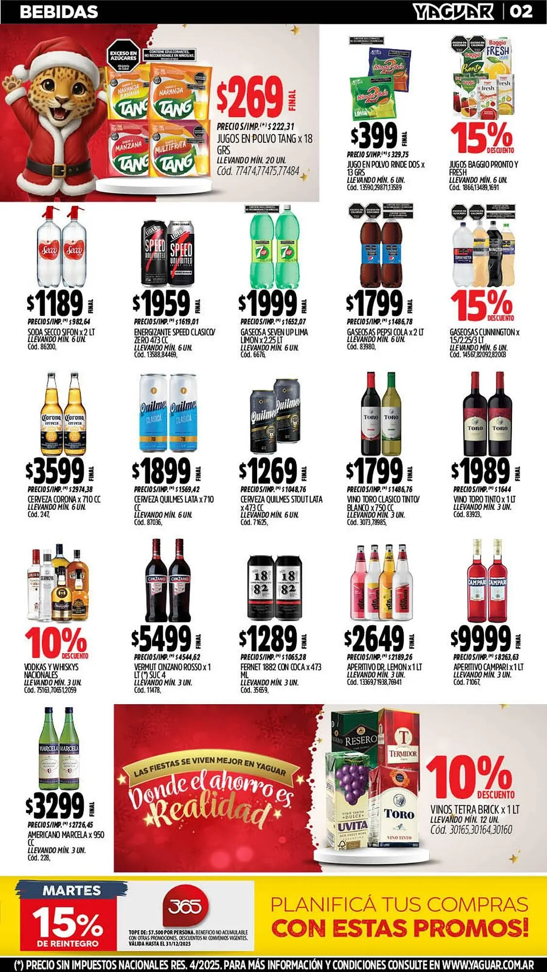 Ofertas de Catálogo Supermercados Yaguar 22 de diciembre al 28 de diciembre 2025 - Página 2 del catálogo