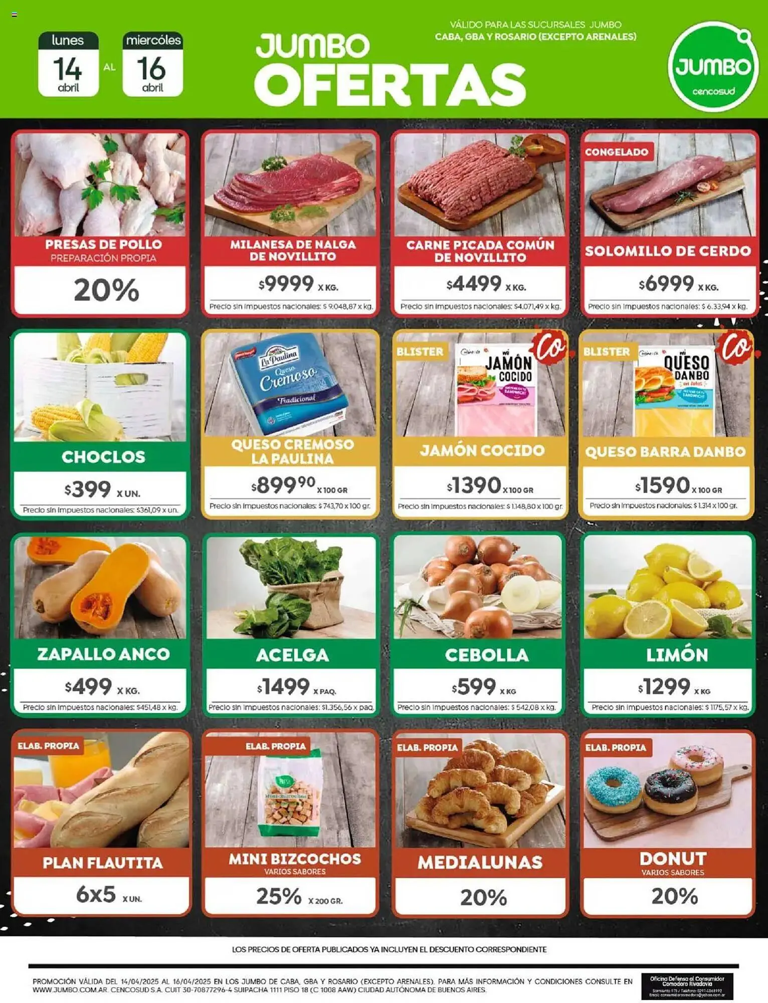 Ofertas de Catálogo Jumbo 14 de abril al 16 de abril 2025 - Página 1 del catálogo