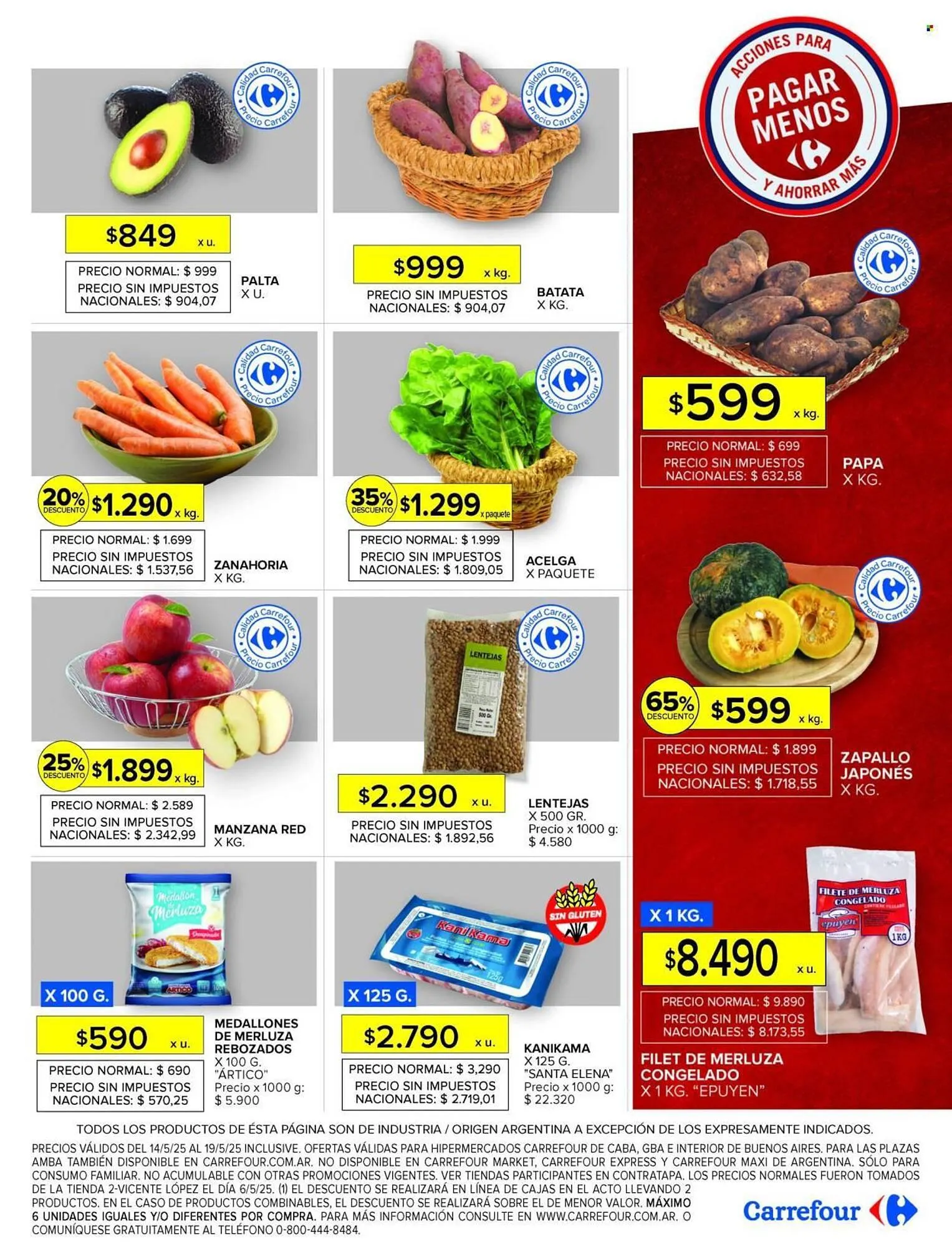 Ofertas de Catálogo Carrefour 14 de mayo al 19 de mayo 2025 - Página 14 del catálogo