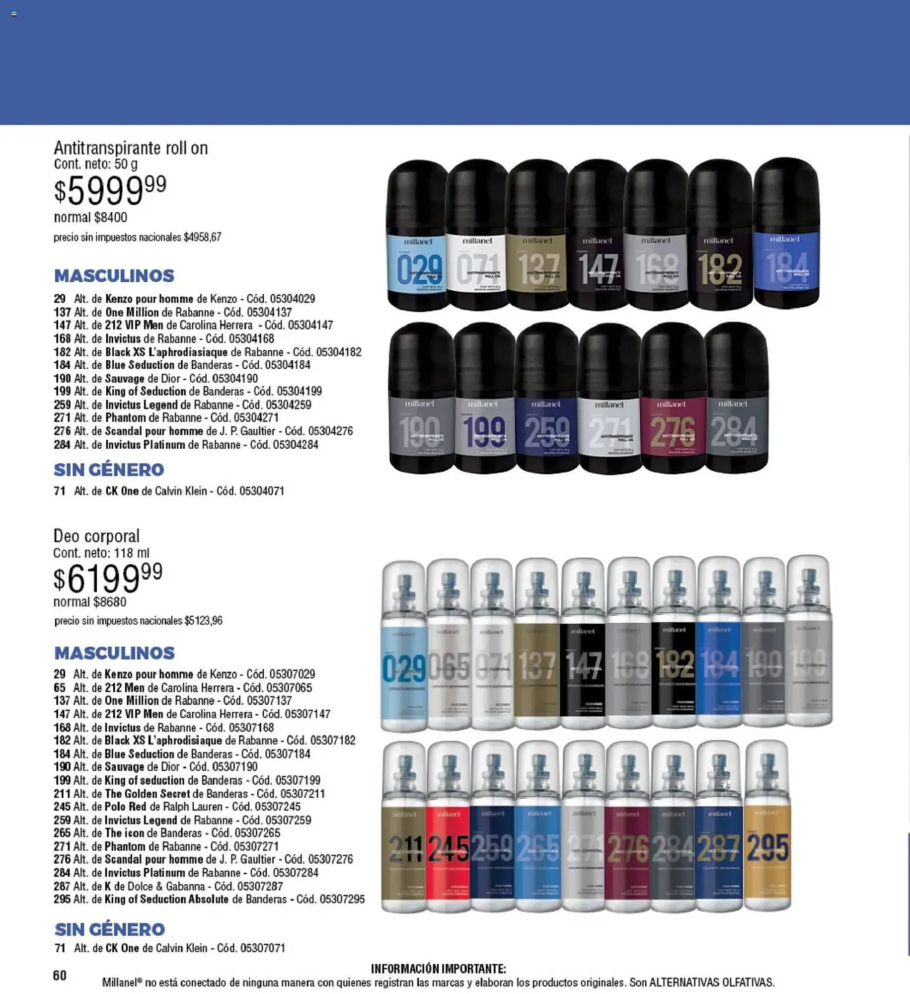 Ofertas de Catálogo Millanel Cosmética 2 de marzo al 29 de marzo 2026 - Página 60 del catálogo