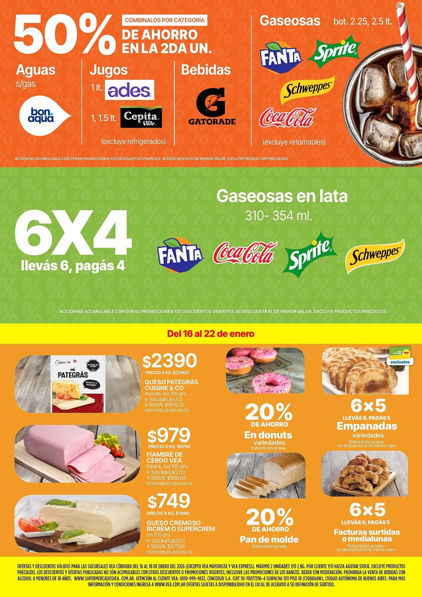 Ofertas de Catálogo Supermercados Vea 16 de enero al 18 de enero 2026 - Página 2 del catálogo