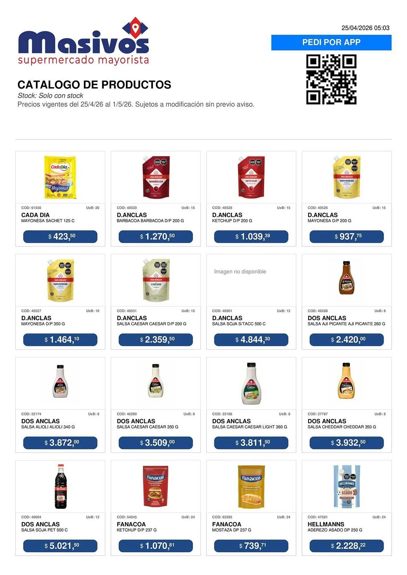 Ofertas de Catálogo Masivos 25 de abril al 1 de mayo 2026 - Página 3 del catálogo