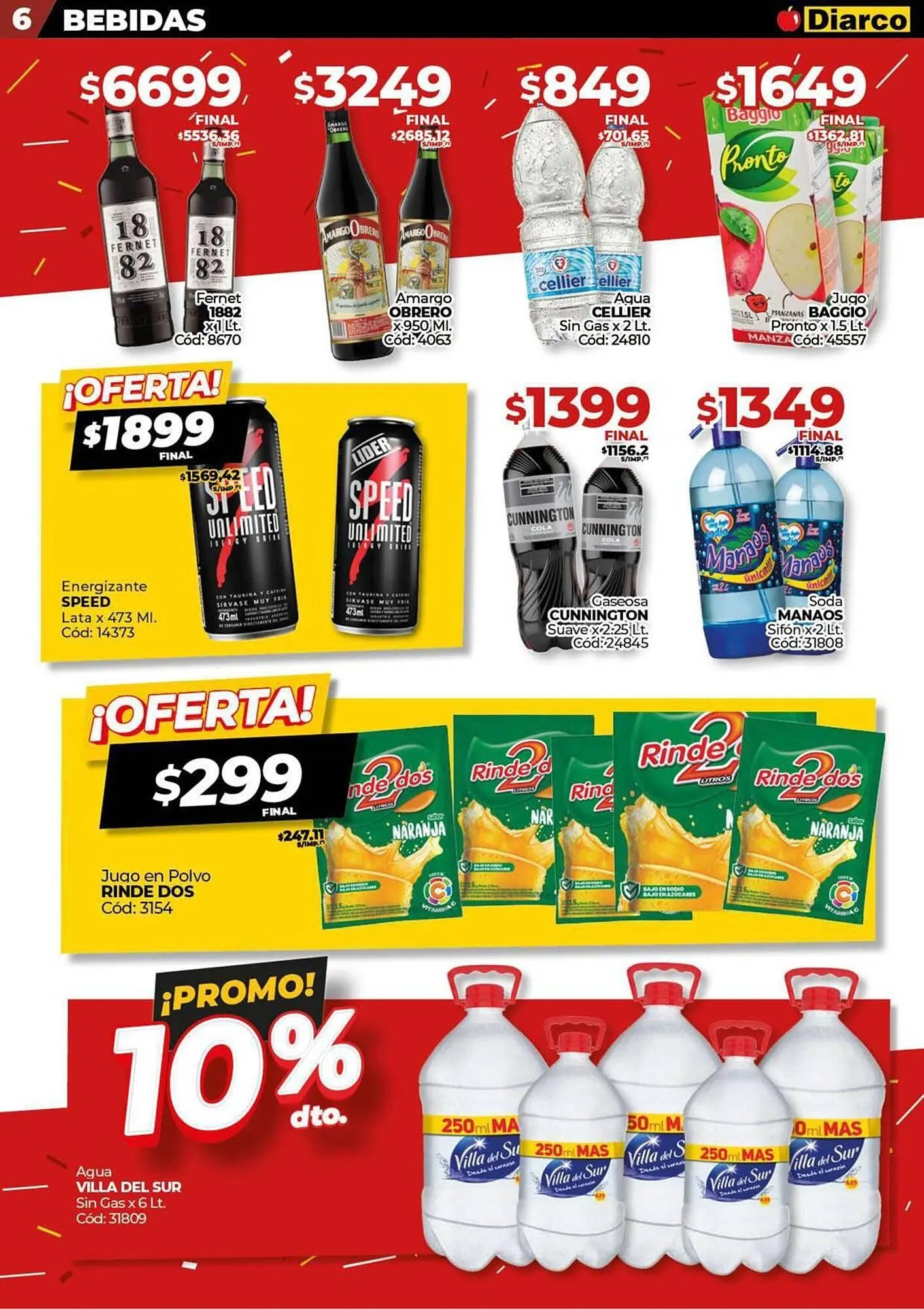Ofertas de Catálogo Diarco 9 de junio al 16 de junio 2025 - Página 6 del catálogo