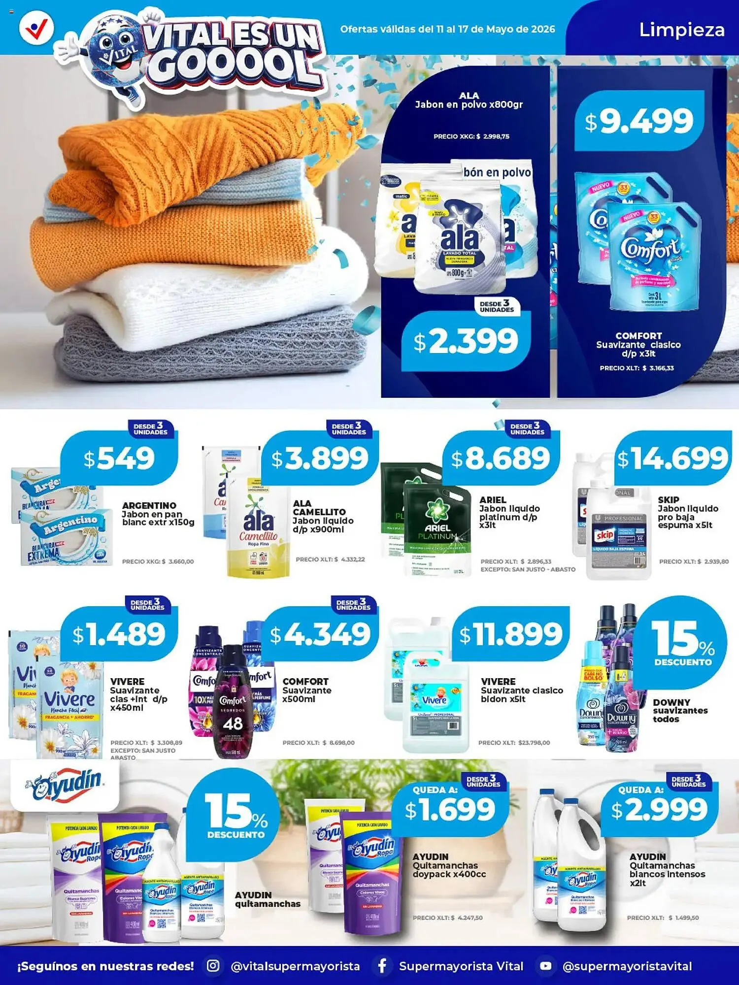Ofertas de Catálogo Supermayorista Vital 11 de mayo al 17 de mayo 2026 - Página 7 del catálogo