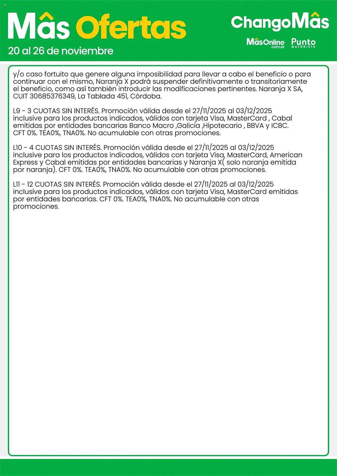 Ofertas de Catálogo Changomas 27 de noviembre al 3 de diciembre 2025 - Página 19 del catálogo