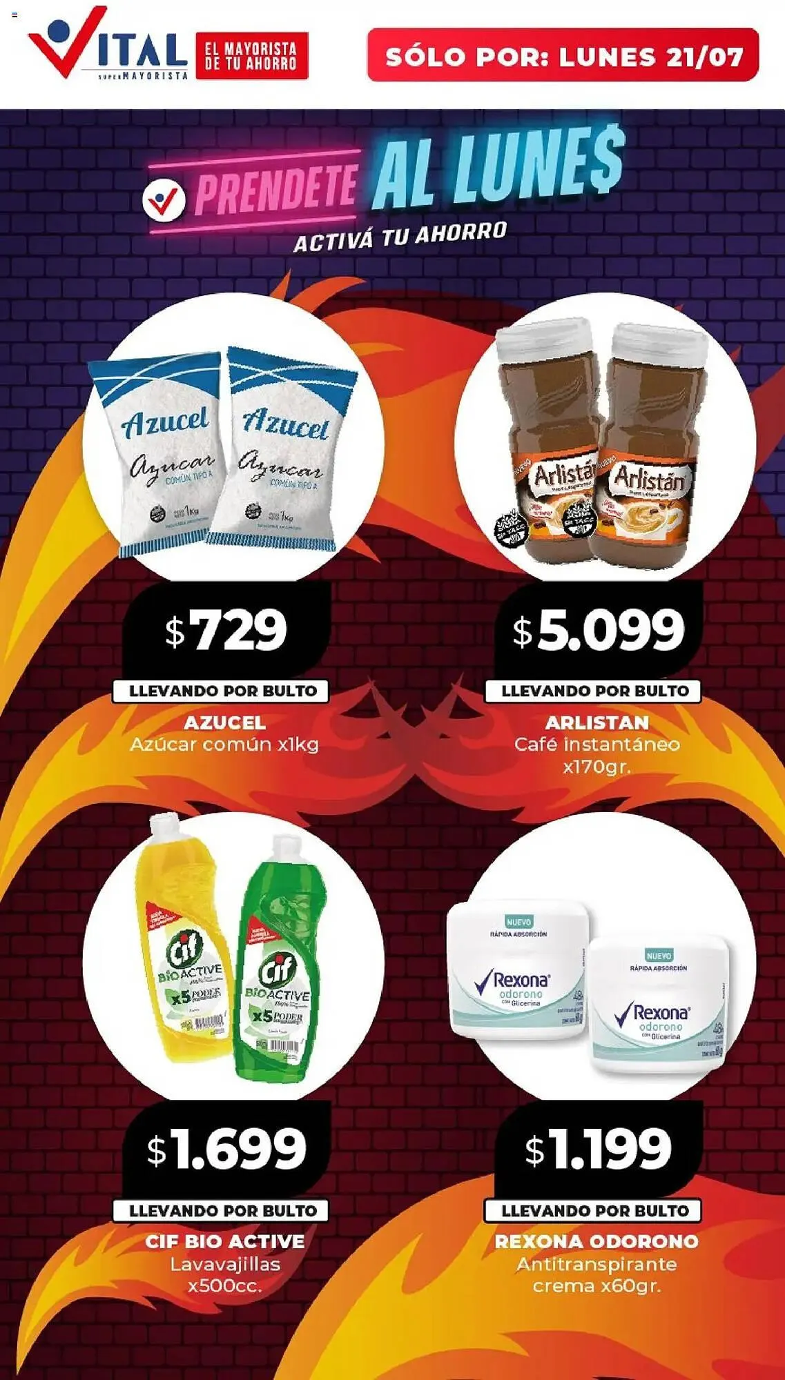 Ofertas de Catálogo Supermayorista Vital 21 de julio al 21 de julio 2025 - Página 1 del catálogo