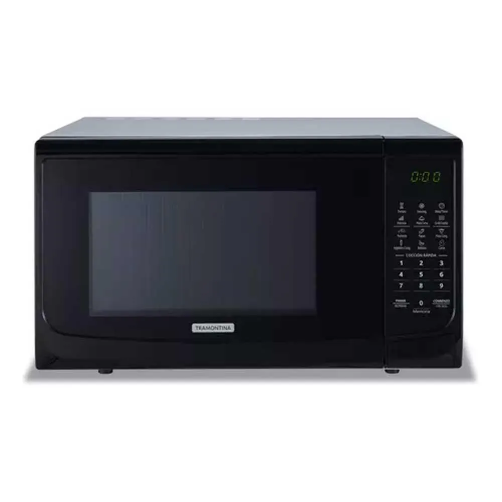 Microondas 28 Lt. 1150 W GLASS COOK Negro
