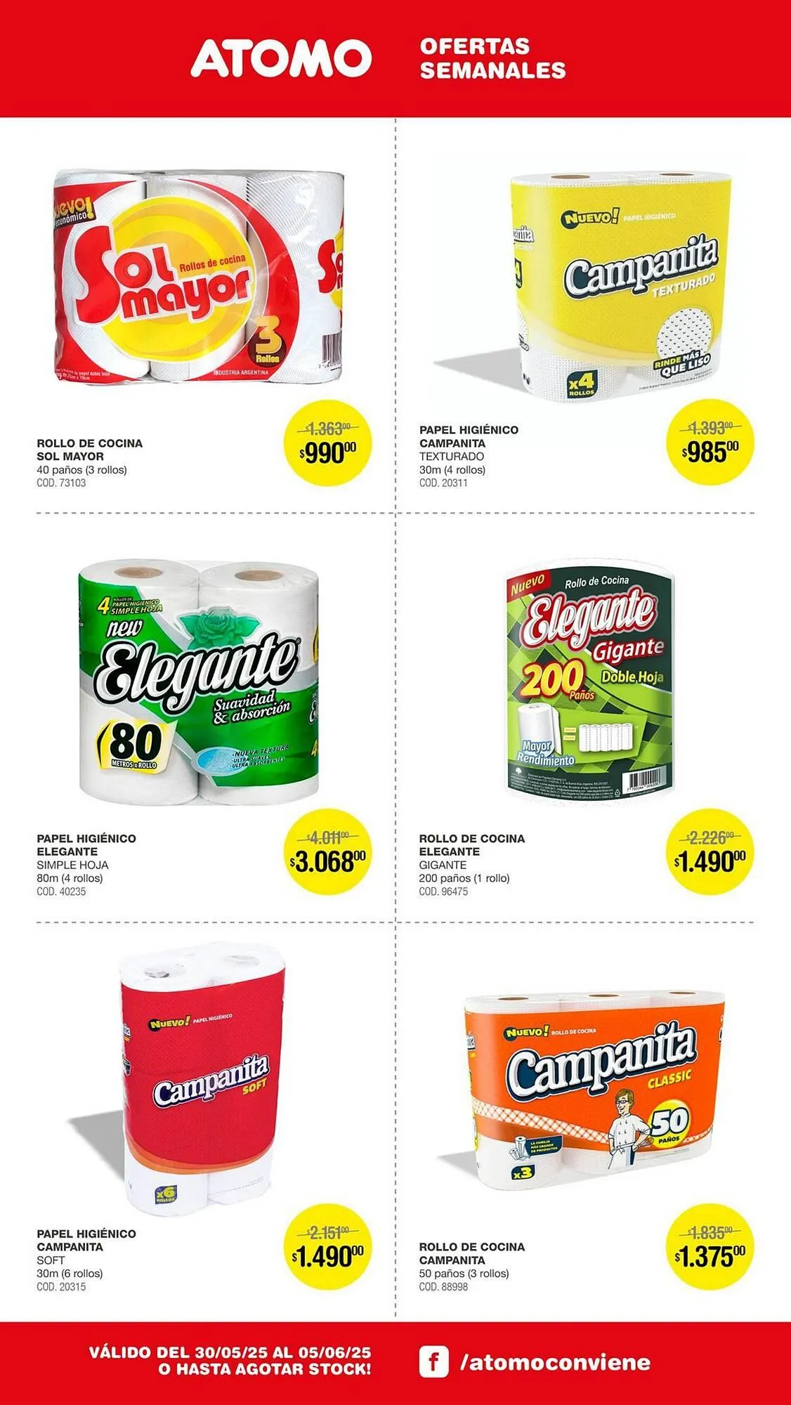 Ofertas de Catálogo Atomo Conviene 30 de mayo al 5 de junio 2025 - Página 2 del catálogo