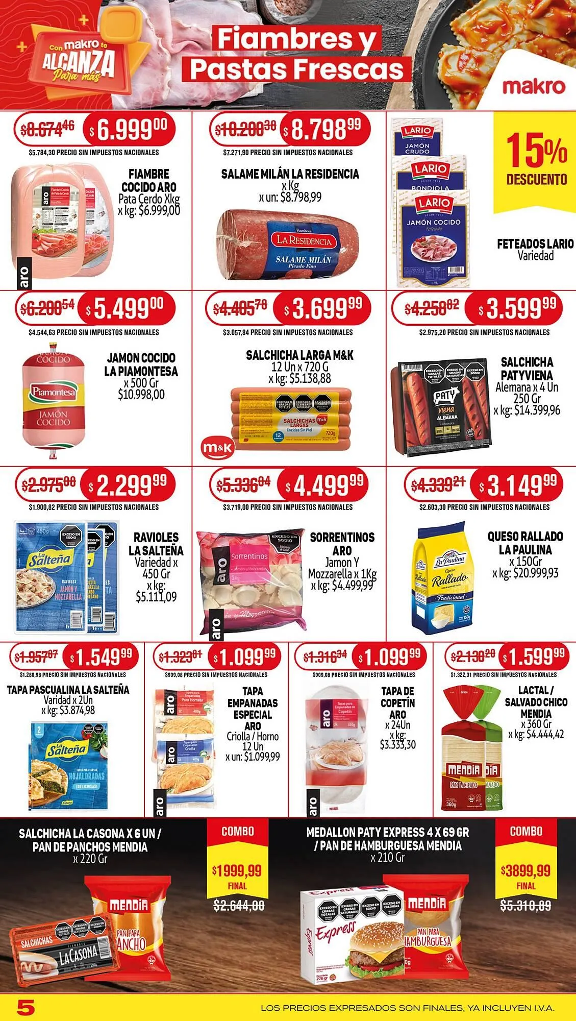 Ofertas de Catálogo Makro 31 de julio al 8 de agosto 2025 - Página 5 del catálogo