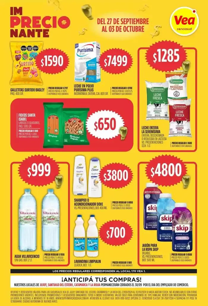 Ofertas de Nuestras mejores gangas 26 de julio al 3 de octubre 2024 - Página 1 del catálogo