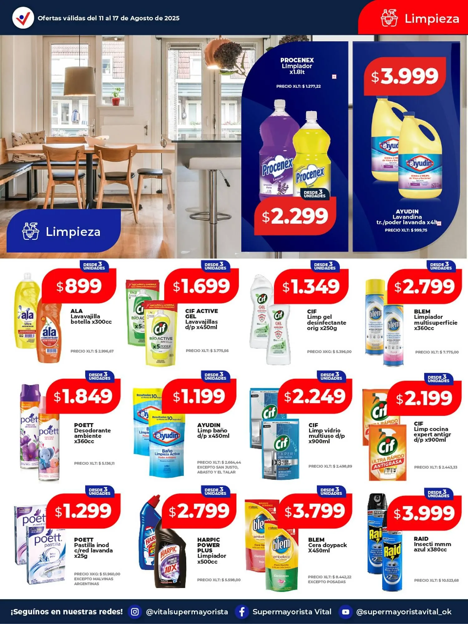Ofertas de Catálogo Supermayorista Vital 11 de agosto al 17 de agosto 2025 - Página 7 del catálogo