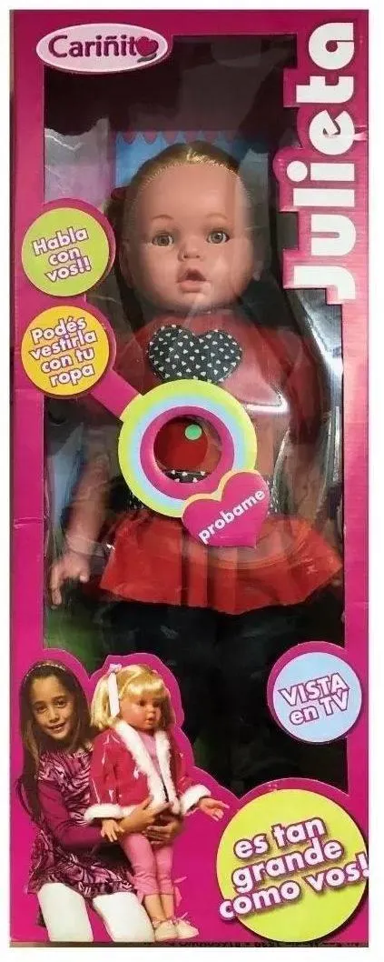 Muñeca Cariñito Julieta con Mecánismo Caja 85cm