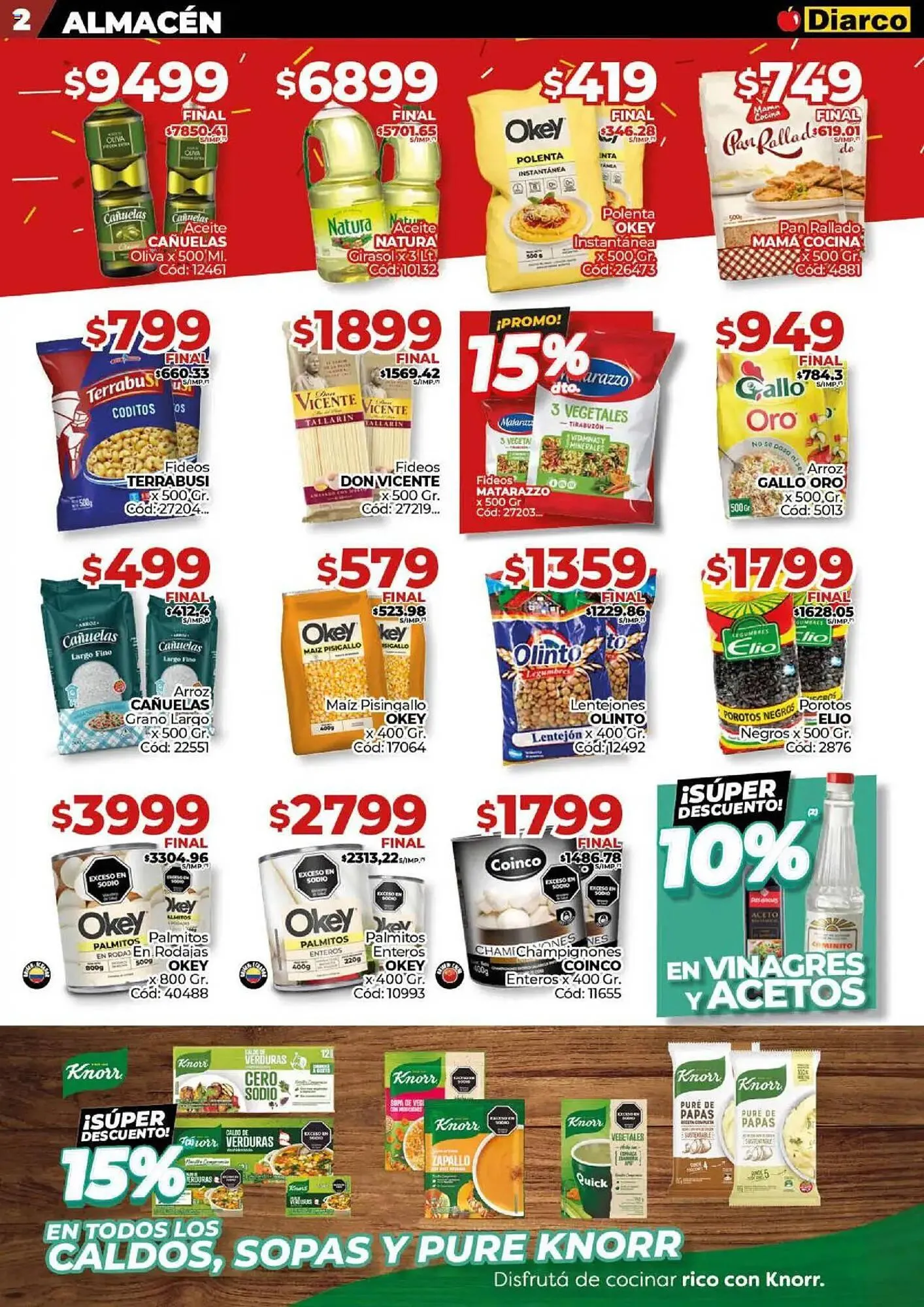 Ofertas de Catálogo Diarco 23 de junio al 27 de junio 2025 - Página 2 del catálogo