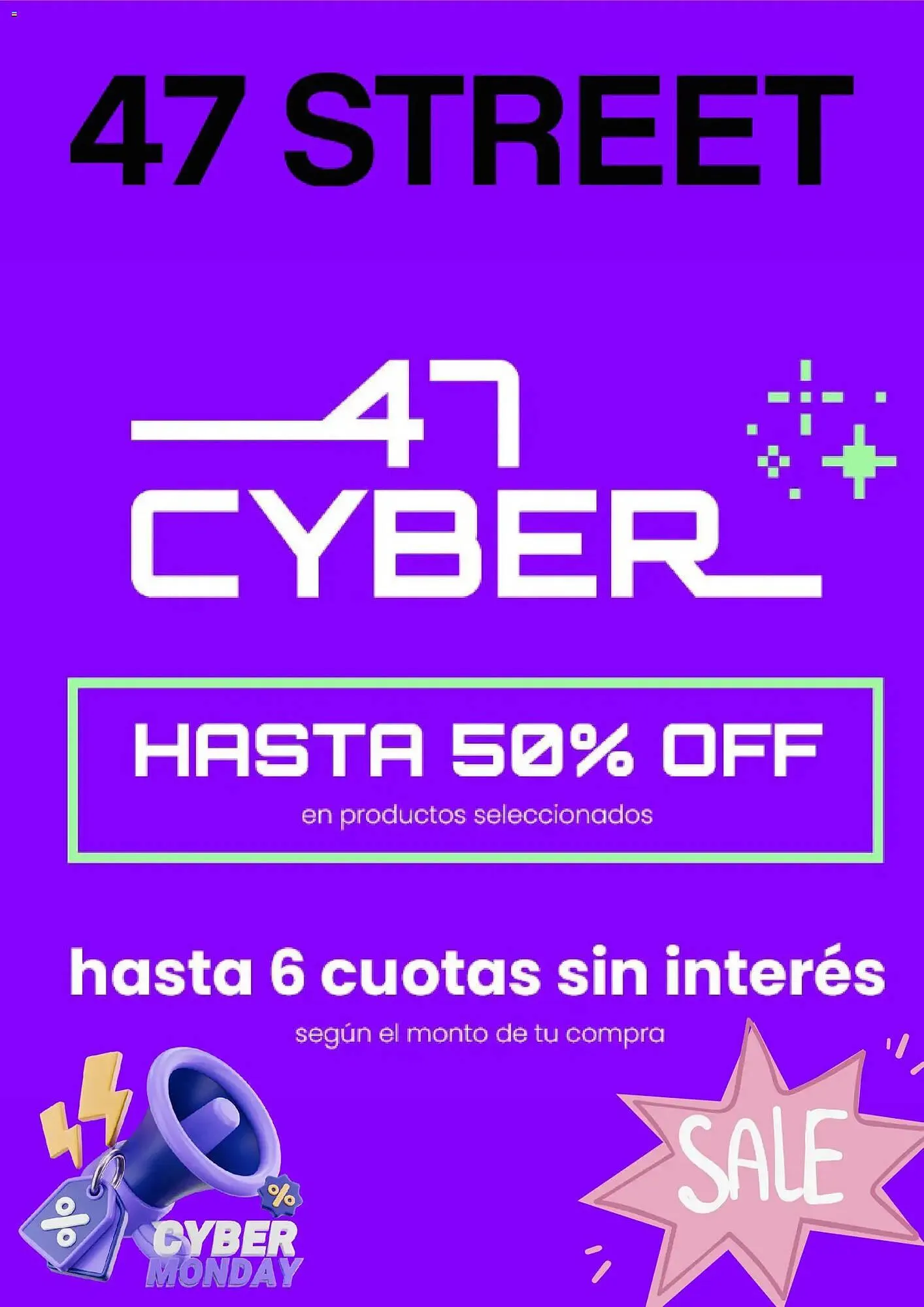 Ofertas de Catálogo 47 Street 1 de noviembre al 6 de noviembre 2025 - Página 1 del catálogo