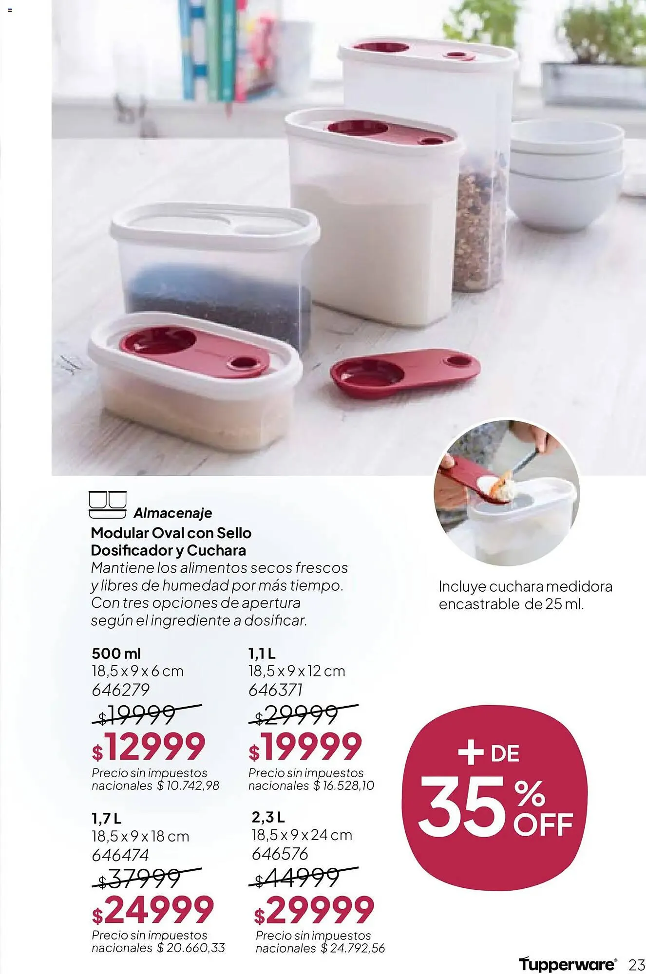 Ofertas de Folleto Tupperware 24 de noviembre al 31 de diciembre 2025 - Página 24 del catálogo