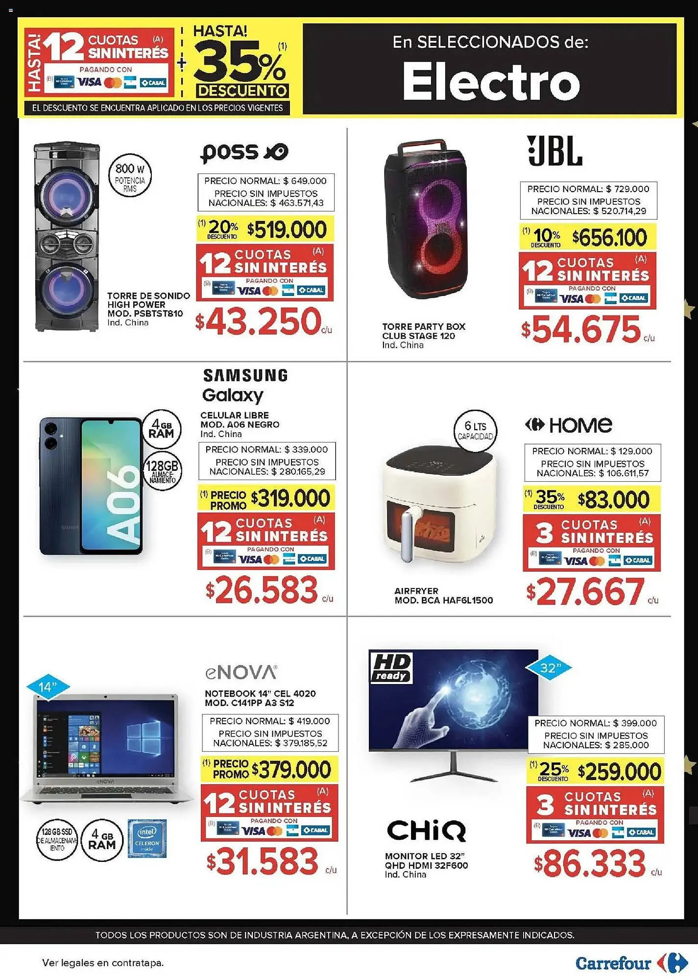 Ofertas de Catálogo Carrefour 12 de diciembre al 15 de diciembre 2025 - Página 4 del catálogo