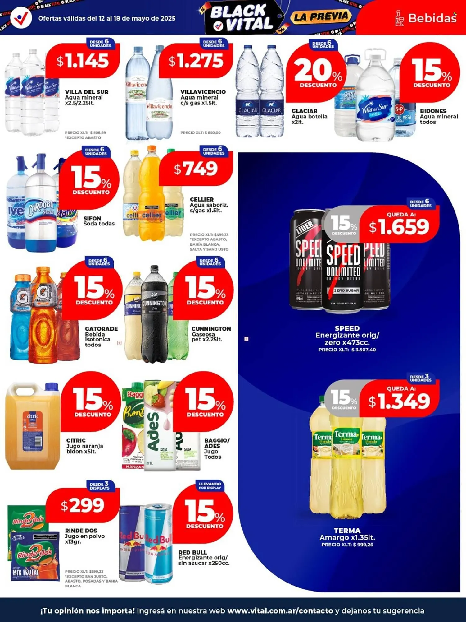 Ofertas de Catálogo Supermayorista Vital 12 de mayo al 18 de mayo 2025 - Página 24 del catálogo