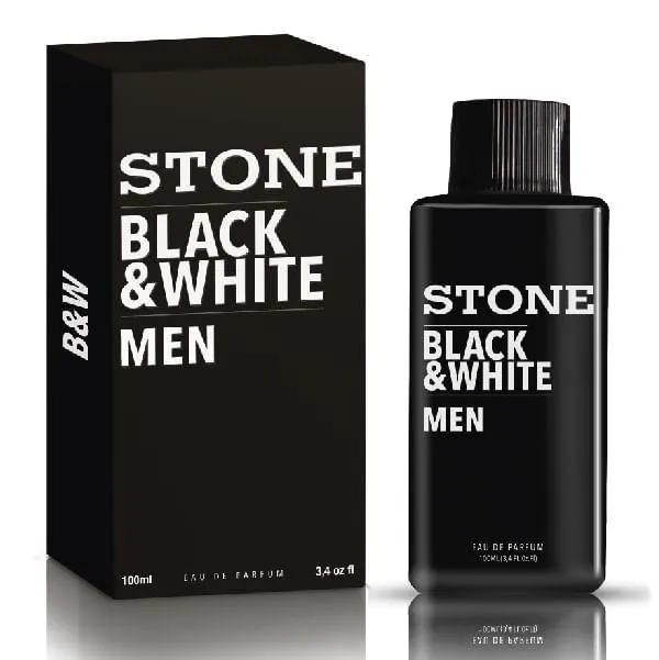 Stone Fragancia Black & White Edp For Men 100 ml