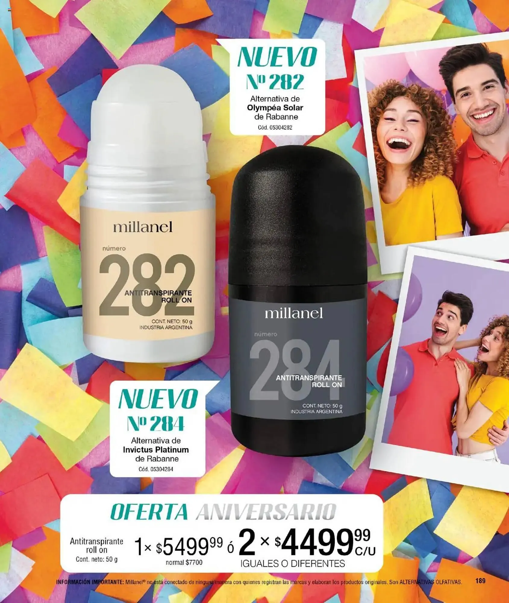 Ofertas de Catálogo Millanel Cosmética 31 de marzo al 27 de abril 2025 - Página 189 del catálogo