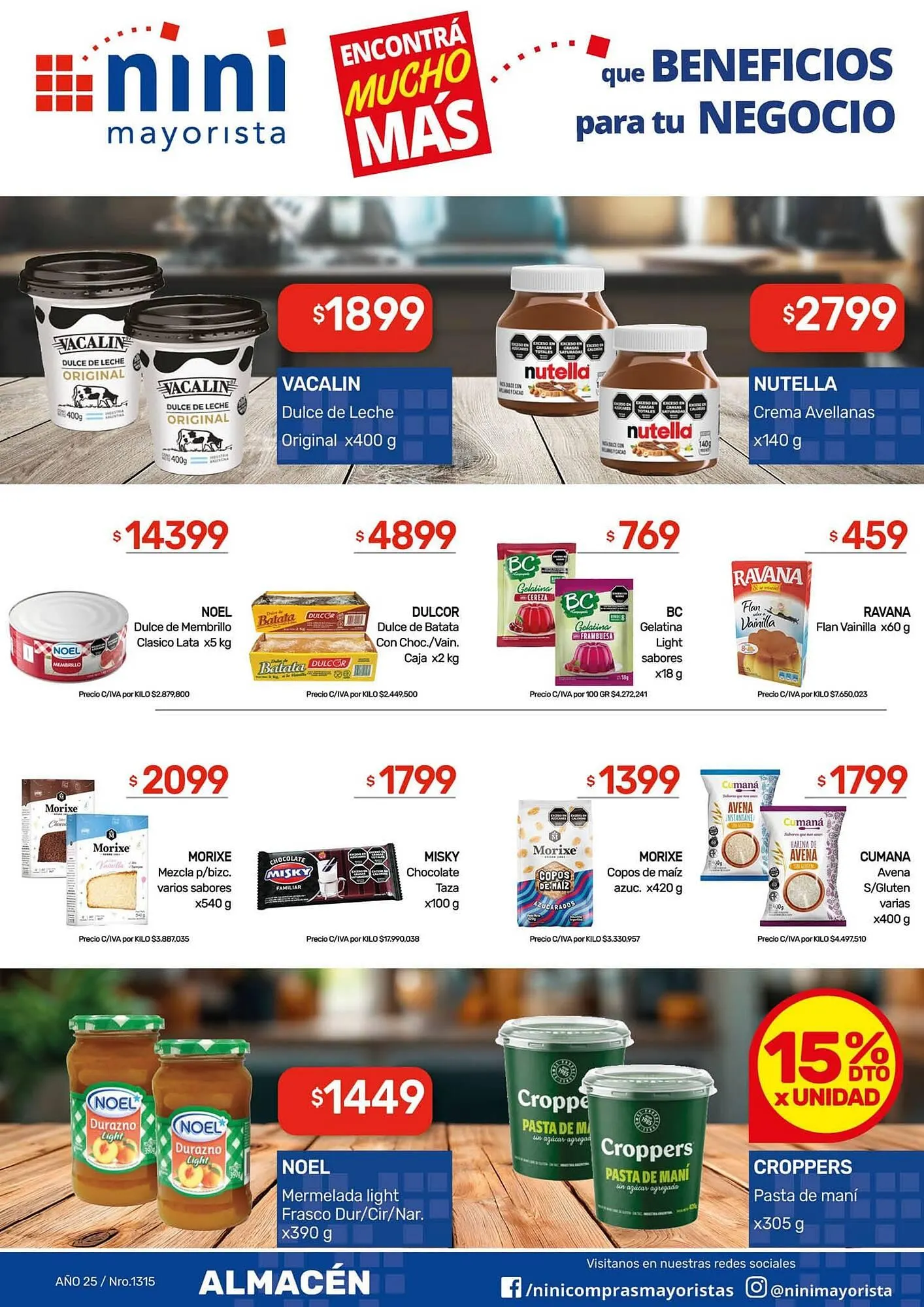 Ofertas de catálogo Nini Mayorista 1 de septiembre al 7 de septiembre 2025 - Página 31 del catálogo