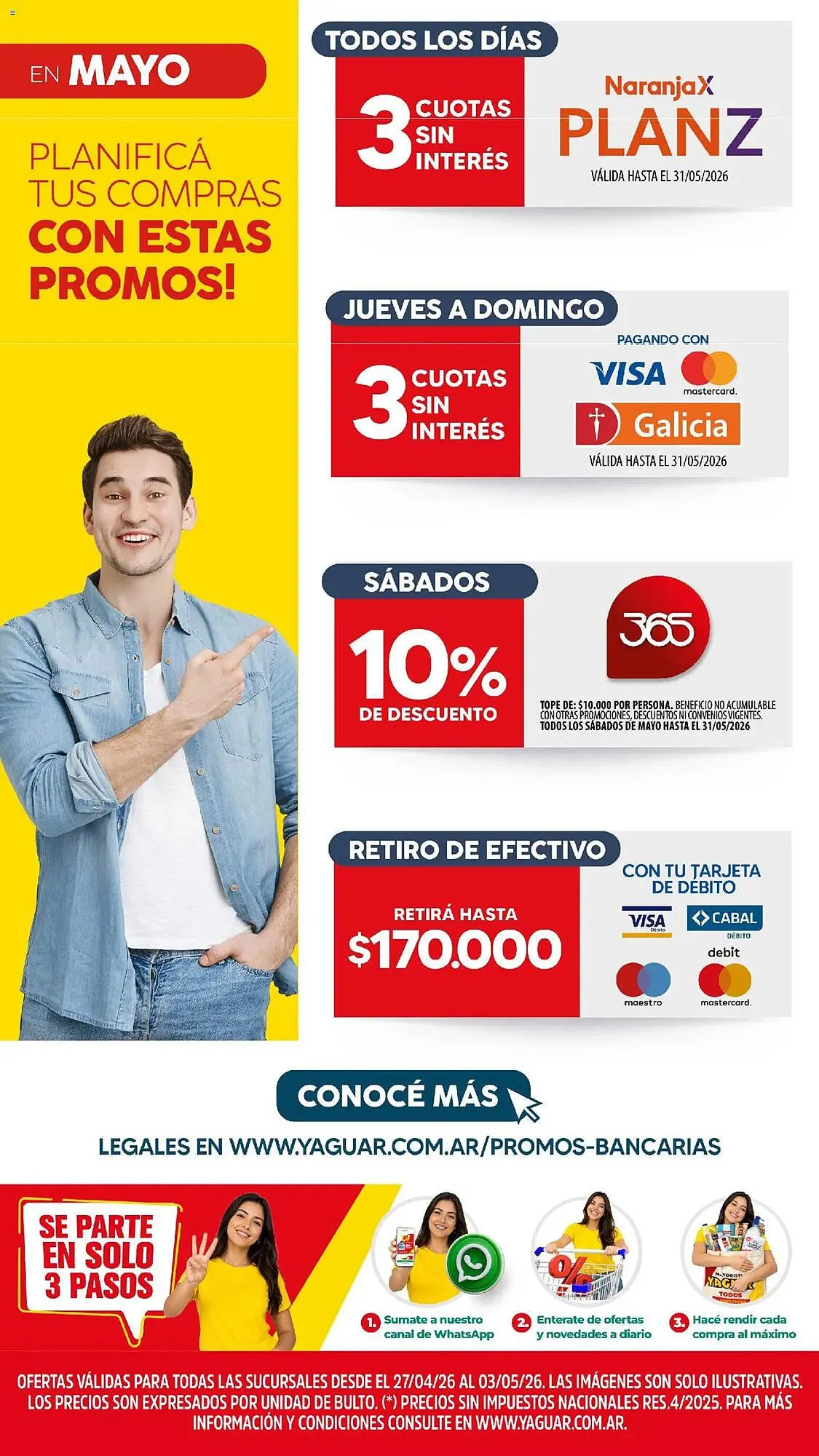 Ofertas de Catálogo Supermercados Yaguar 11 de mayo al 24 de mayo 2026 - Página 3 del catálogo