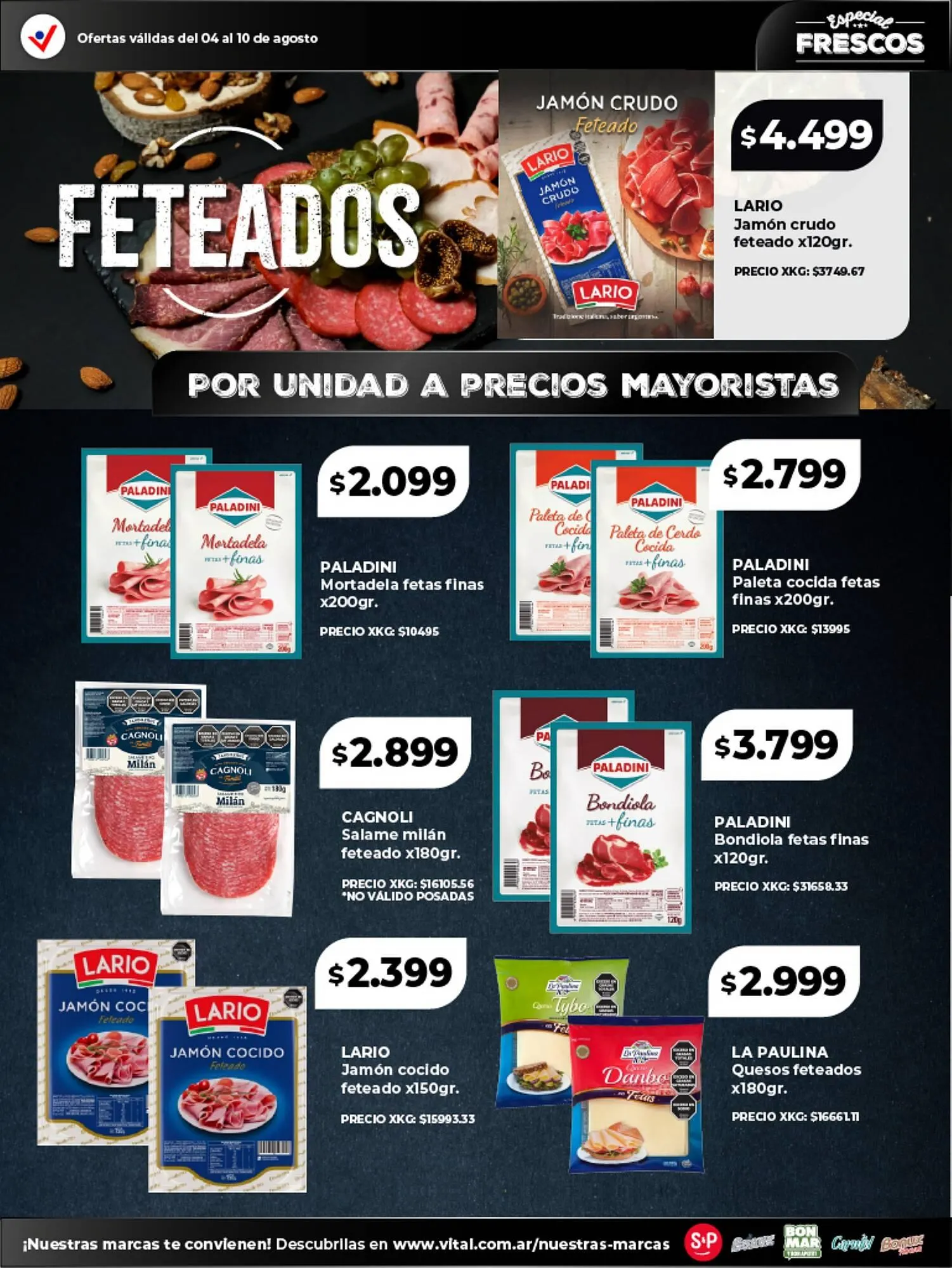 Ofertas de Catálogo Supermayorista Vital 4 de agosto al 10 de agosto 2025 - Página 11 del catálogo