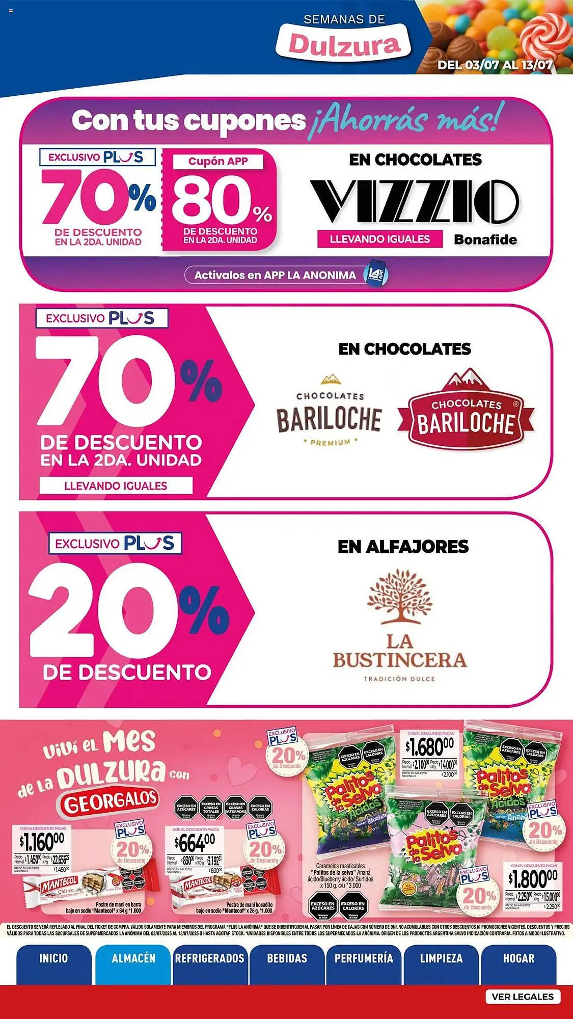 Ofertas de Catálogo La Anonima 3 de julio al 13 de julio 2025 - Página 3 del catálogo