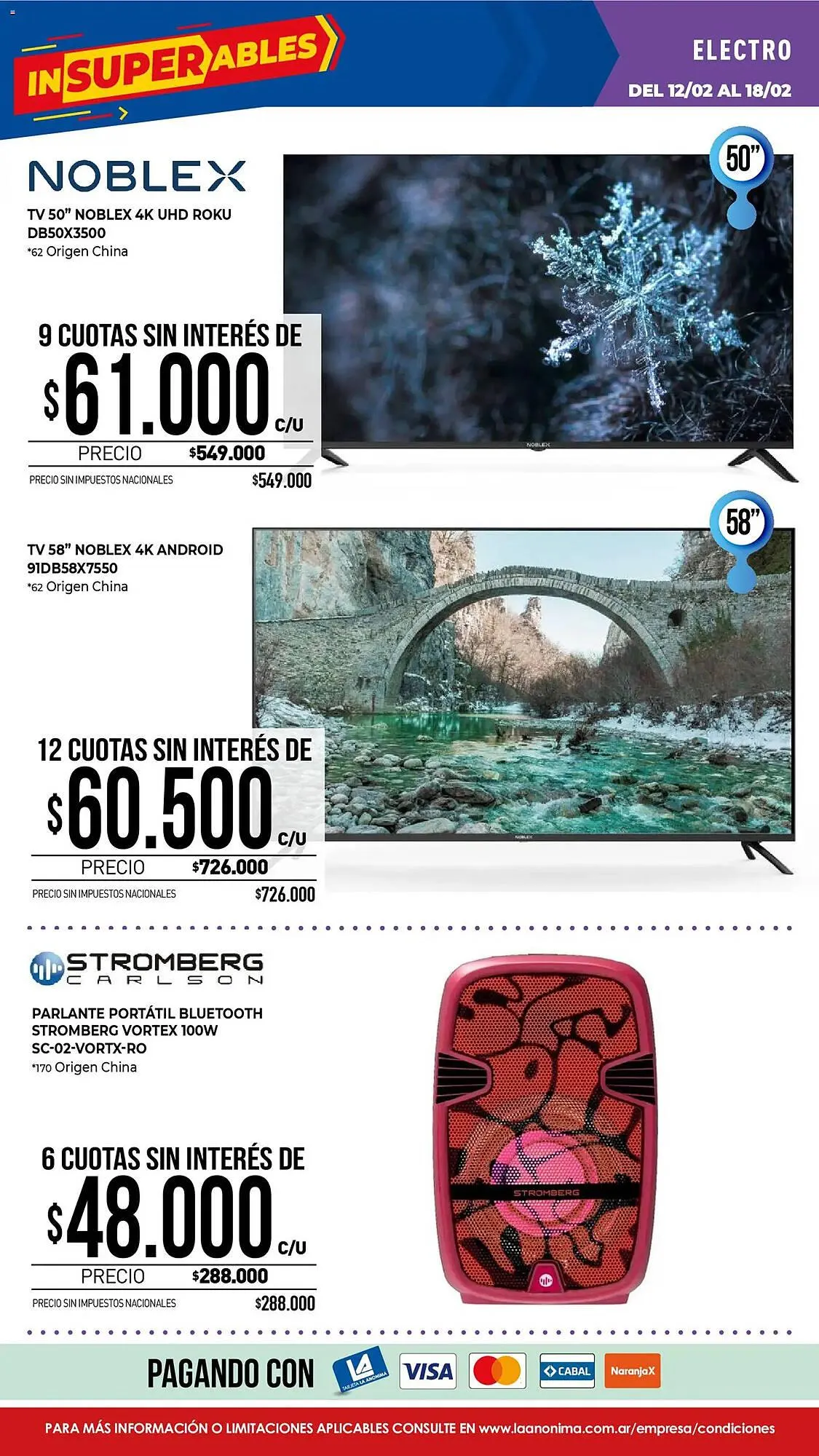 Ofertas de Catálogo La Anonima 12 de febrero al 23 de febrero 2026 - Página 42 del catálogo